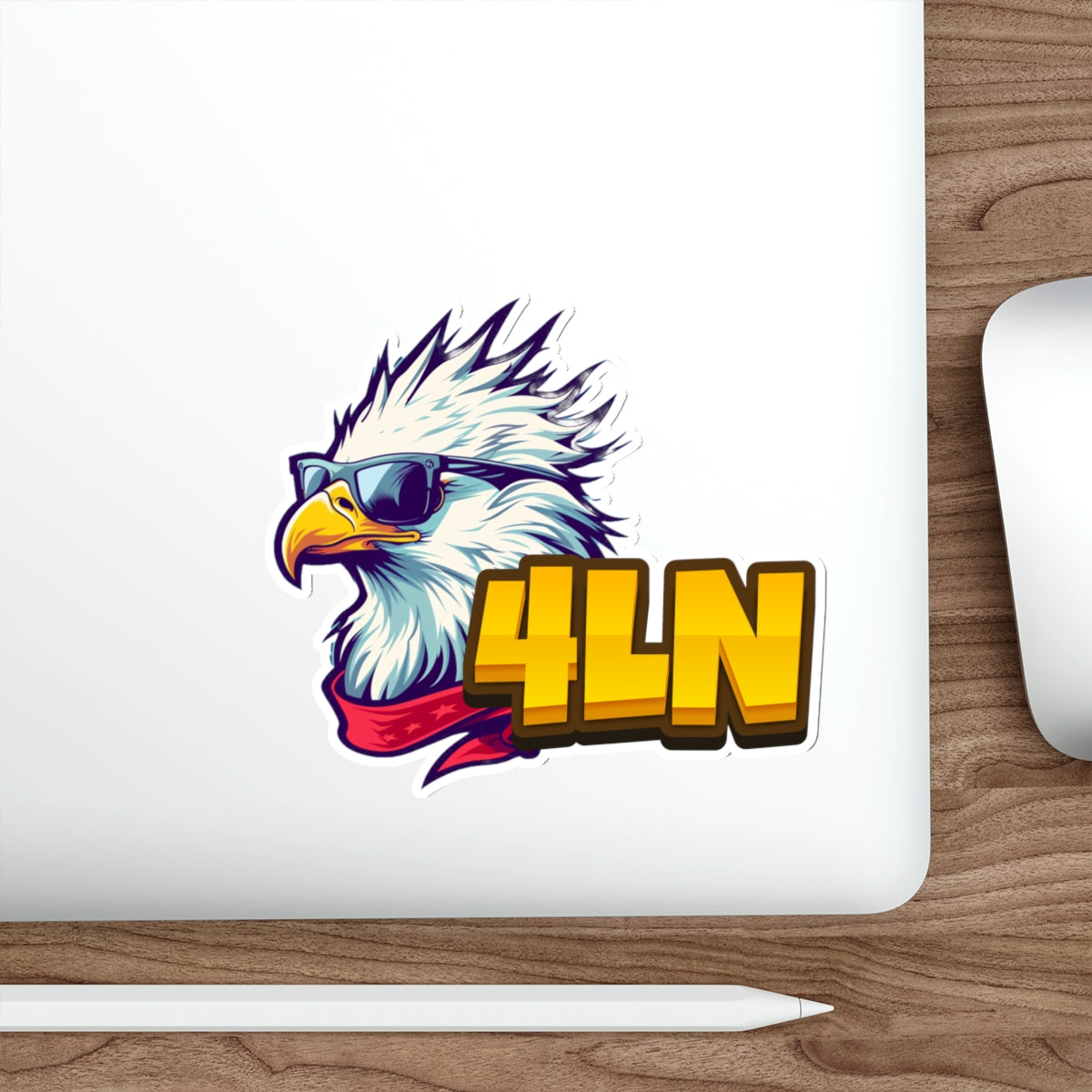 4Liberty Network Eagle Logo Die-Cut Sticker - 4LibertyShop.com