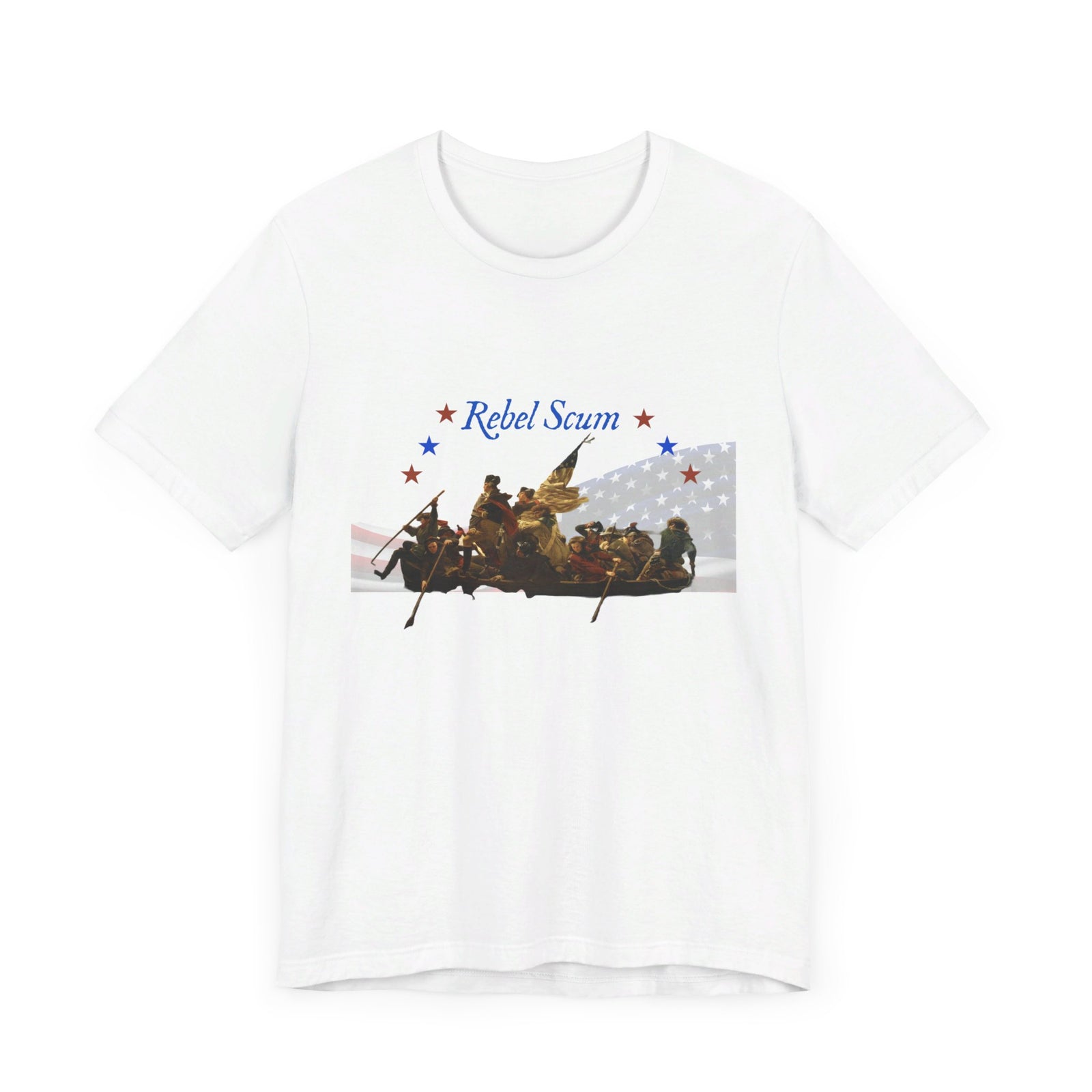 Rebel Scum Washington Crossing the Delaware Tee