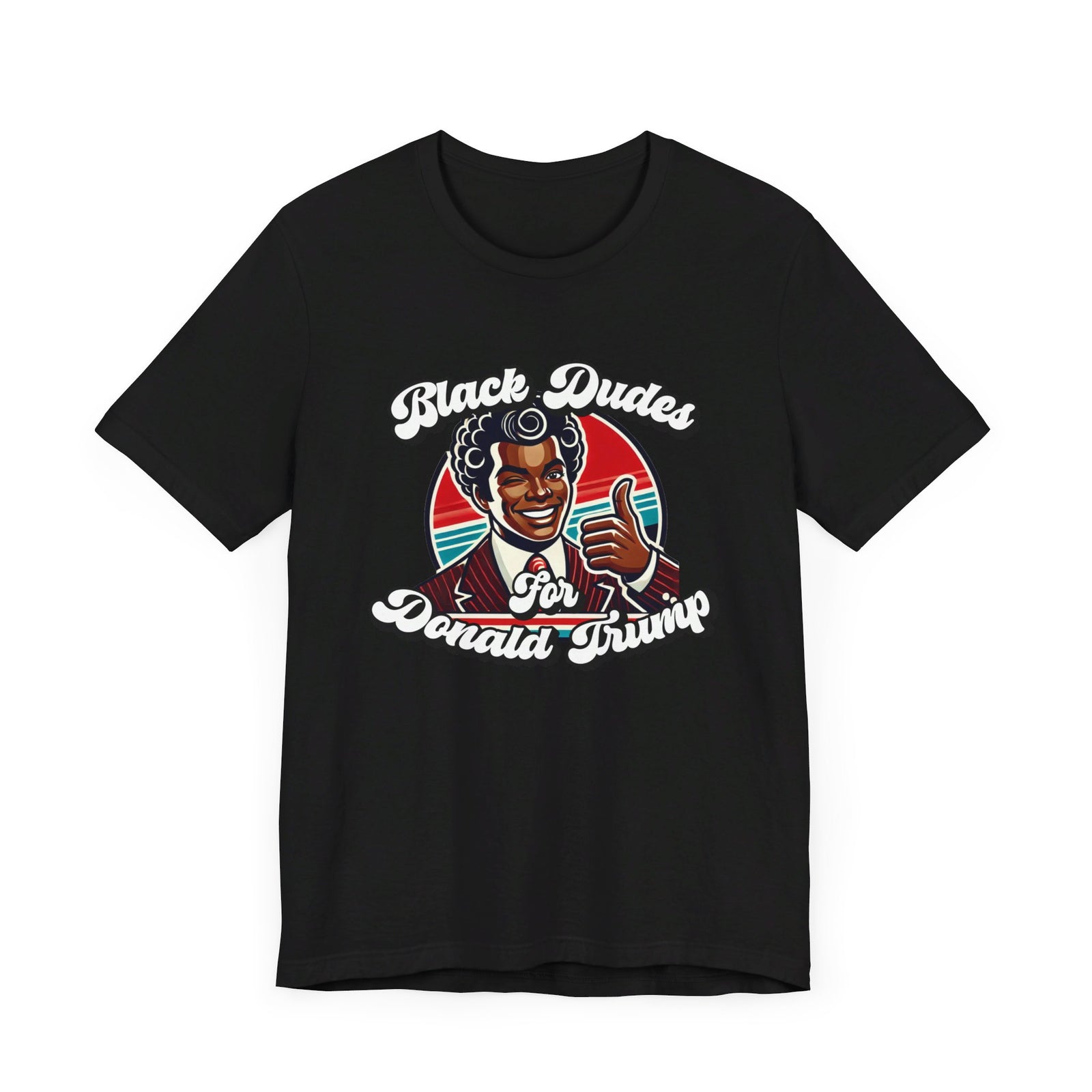 Black Dudes for Donald Trump Short Sleeve Tee