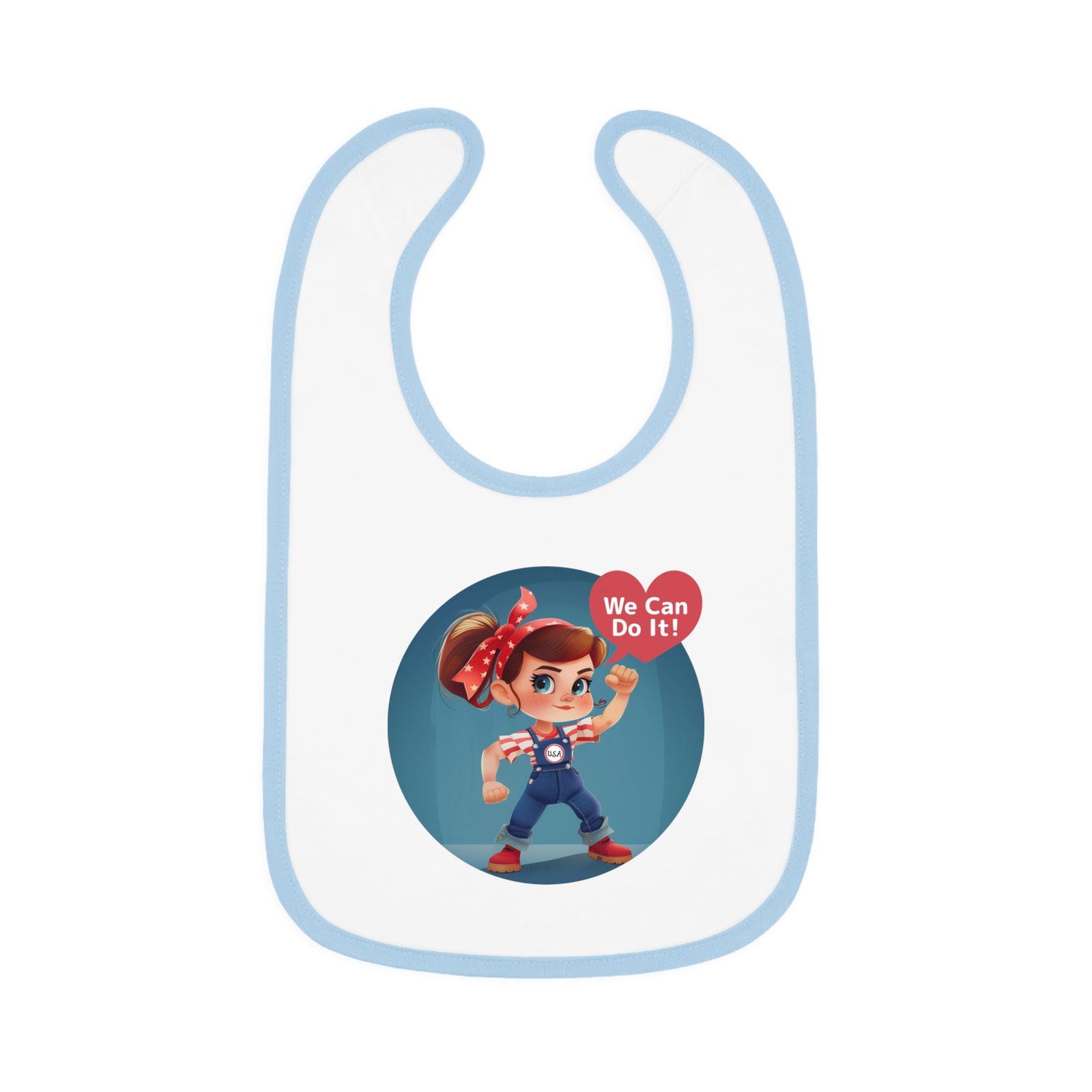 Rosie The Riveter Jersey Bib