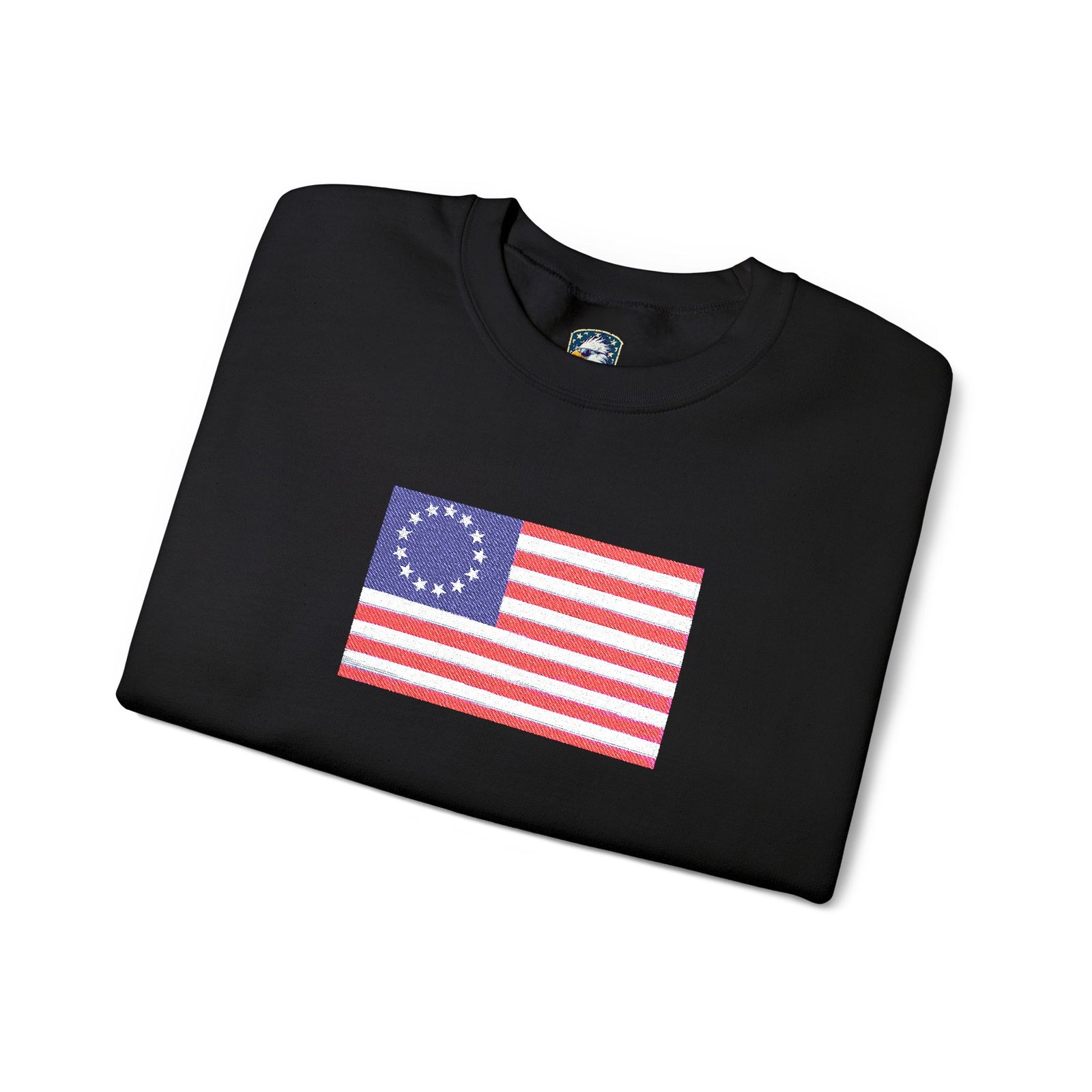 Betsy Ross Flag Embroidered Sweater