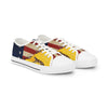 Liberty Tonight - Patriotic Betsy Ross Gadsden Snake Vintage Flag Low Top Sneakers - 4LibertyShop.com
