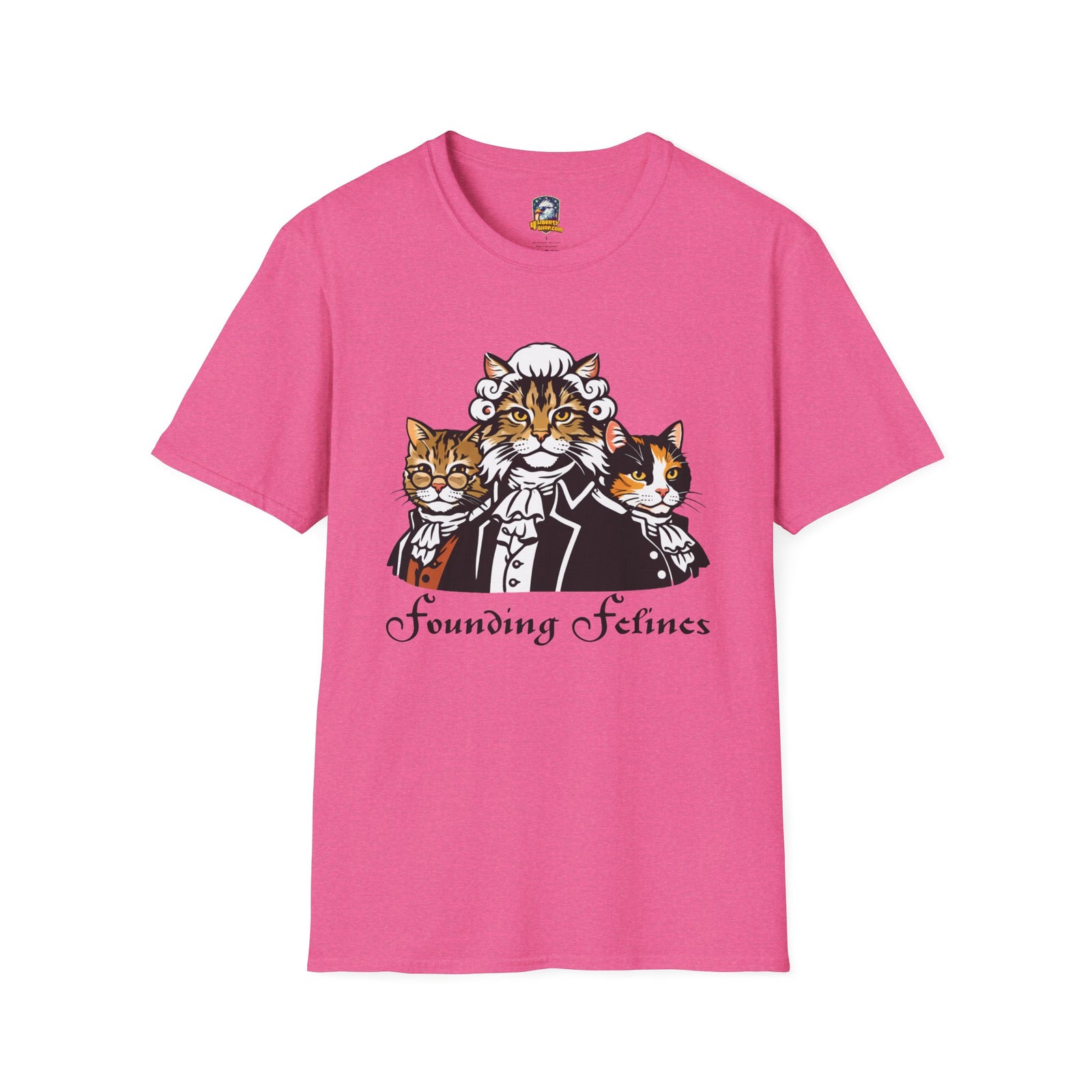 Founding Felines T-Shirt – Revolutionary Cats Graphic Tee - 4LibertyShop.com