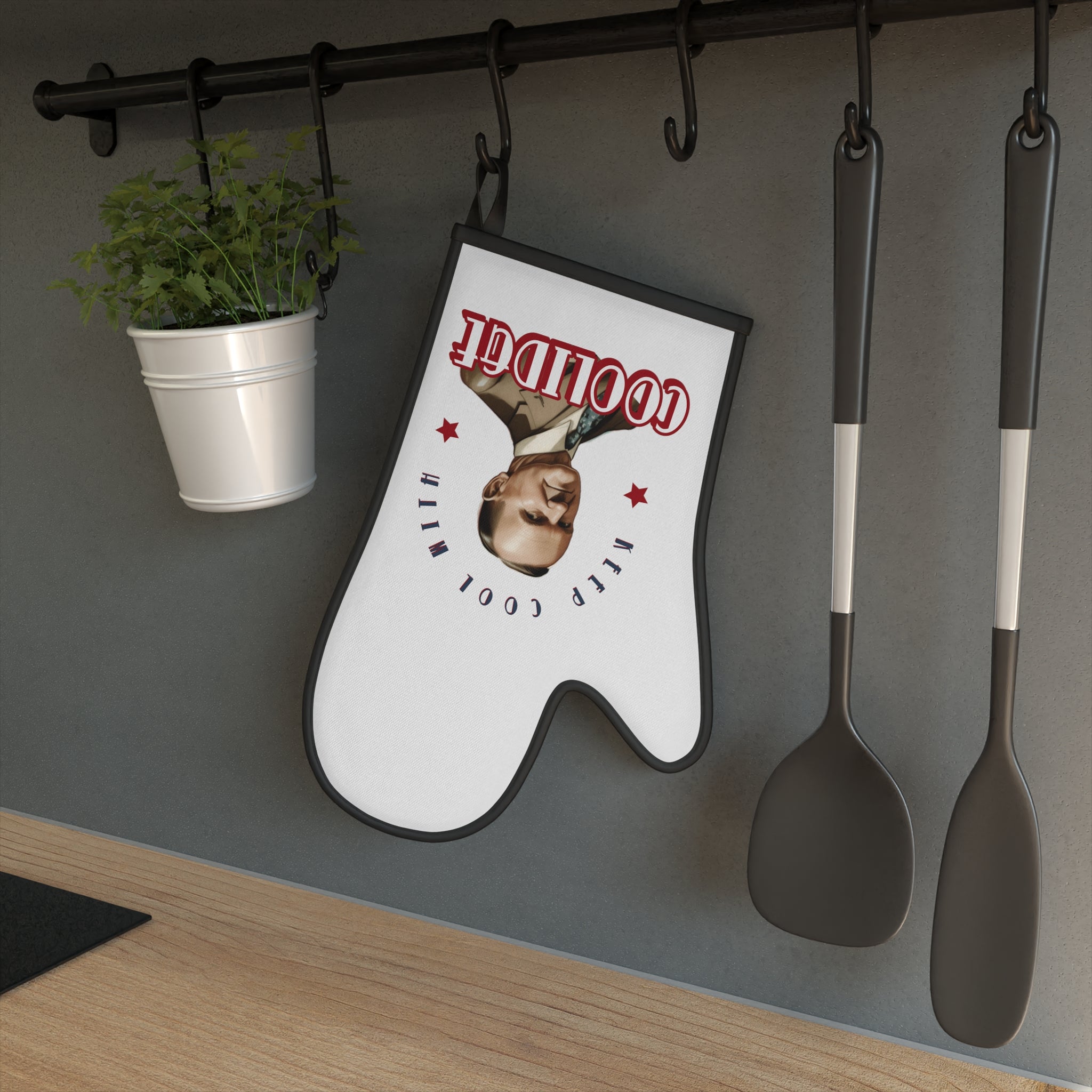 Keep Cool With Coolidge Oven Mitt