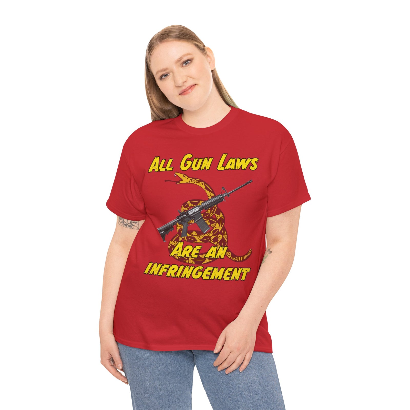 Judge Nap: All Gun Rights Are Infringements AR15 Gadsden T-Shirt