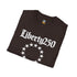 Liberty250 T-Shirt — Vintage Betsy Ross Star Circle Patriotic Tee - 4LibertyShop.com