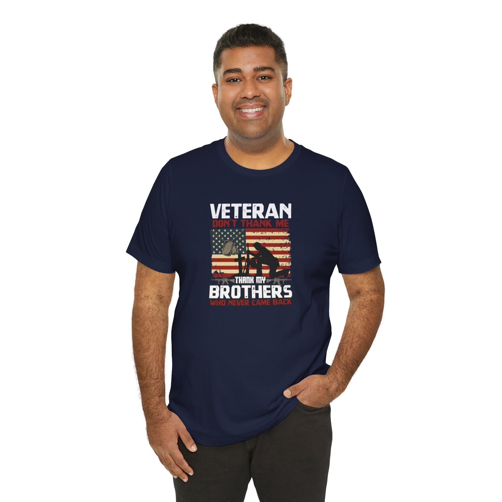Walton & Johnson: Thank My Brothers T-Shirt - 4LibertyShop.com