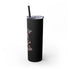 Walton & Johnson: Gulf Of America Skull Tumbler with Straw, 20oz
