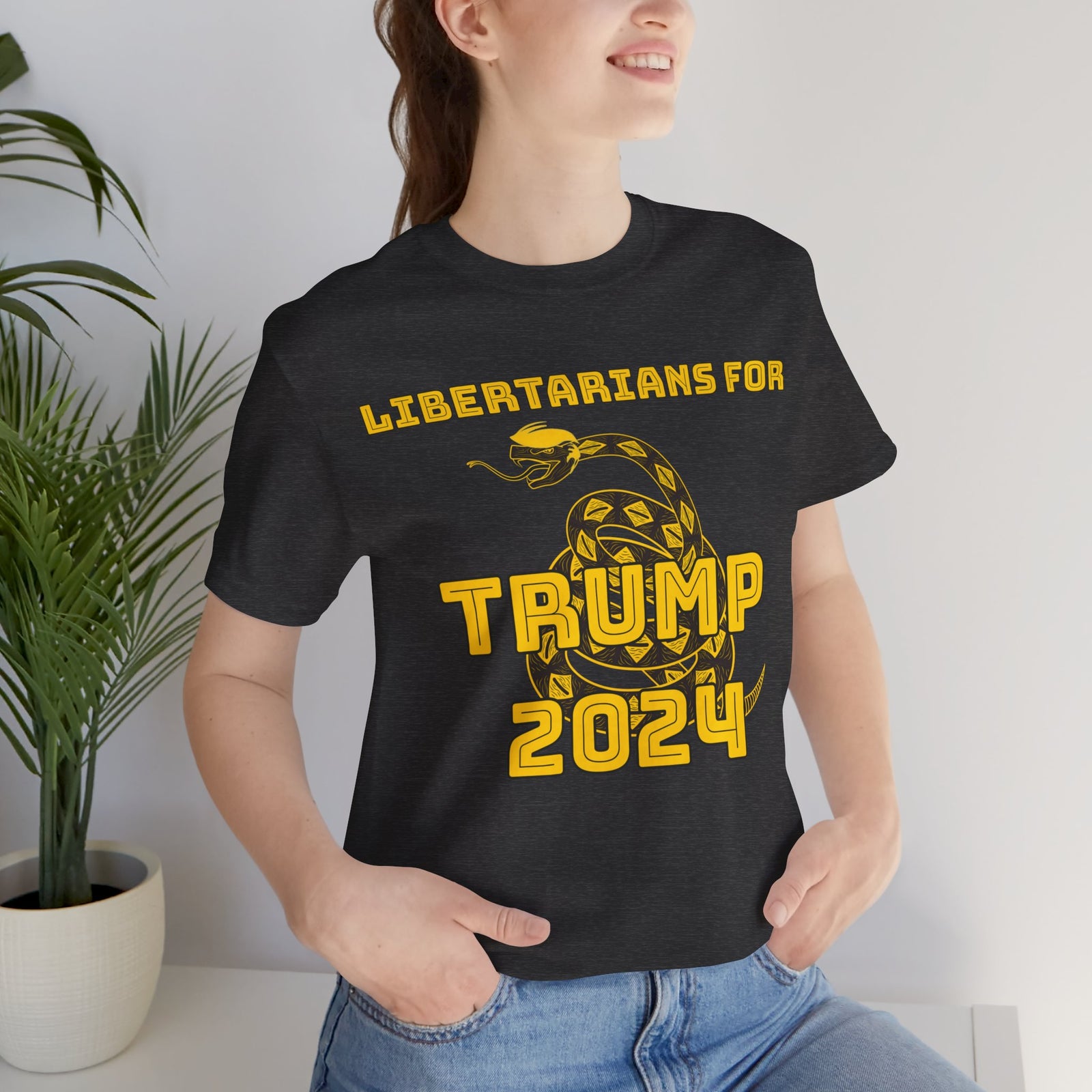 Libertarians For Trump Gadsden Tee