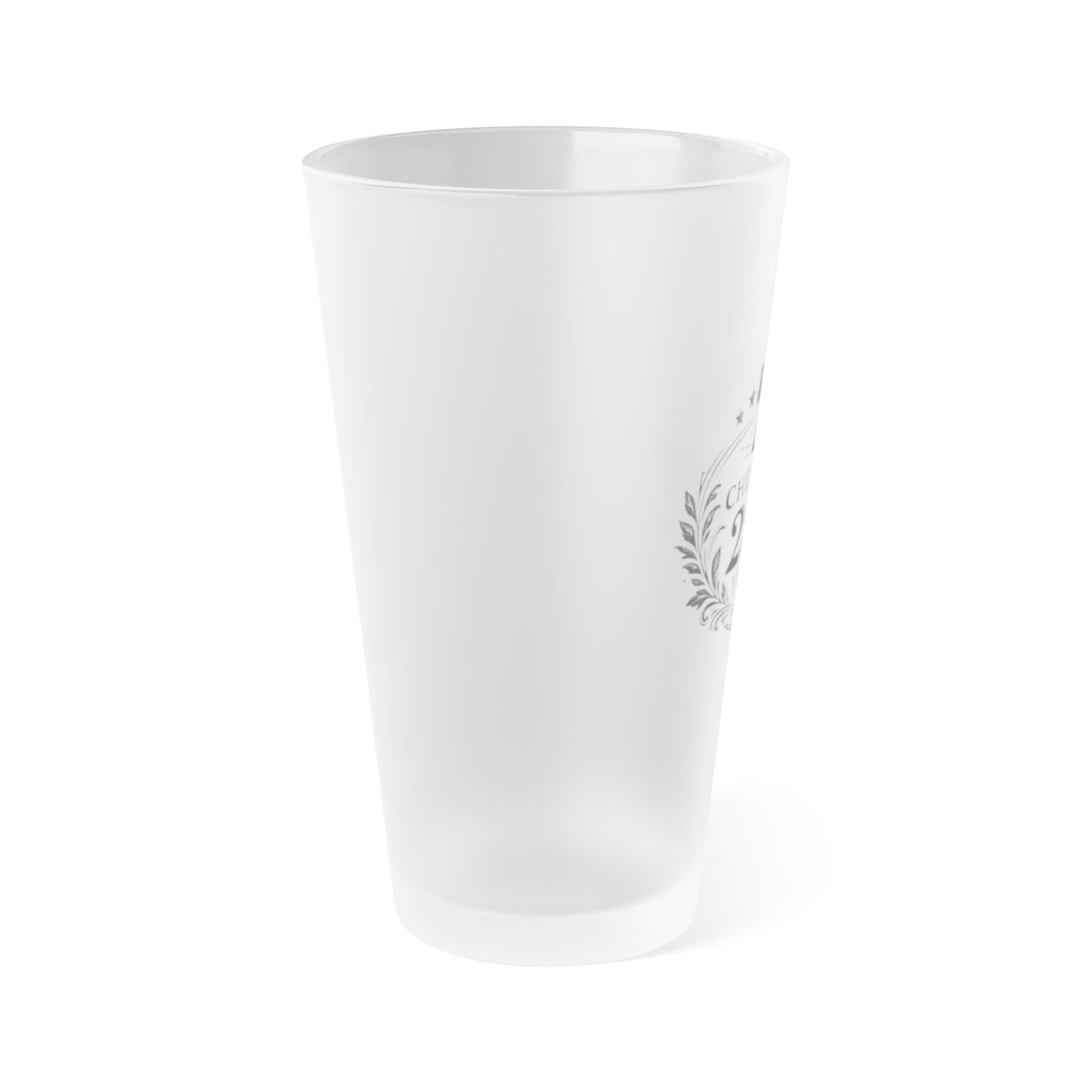 Frosted Pint Glass — 