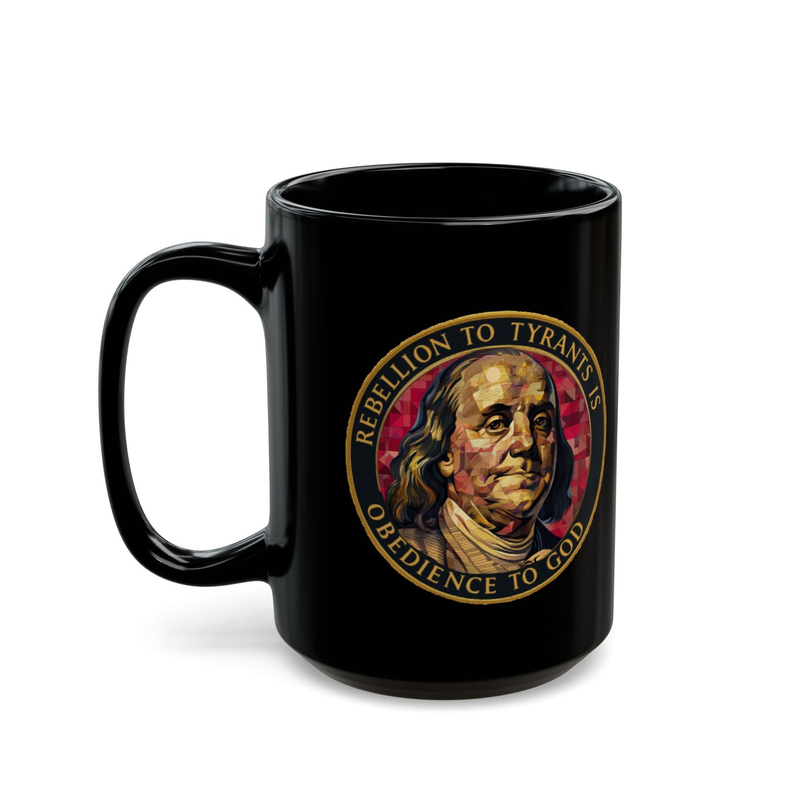 Judge Nap: Obedience To God Black Mug (11oz, 15oz)