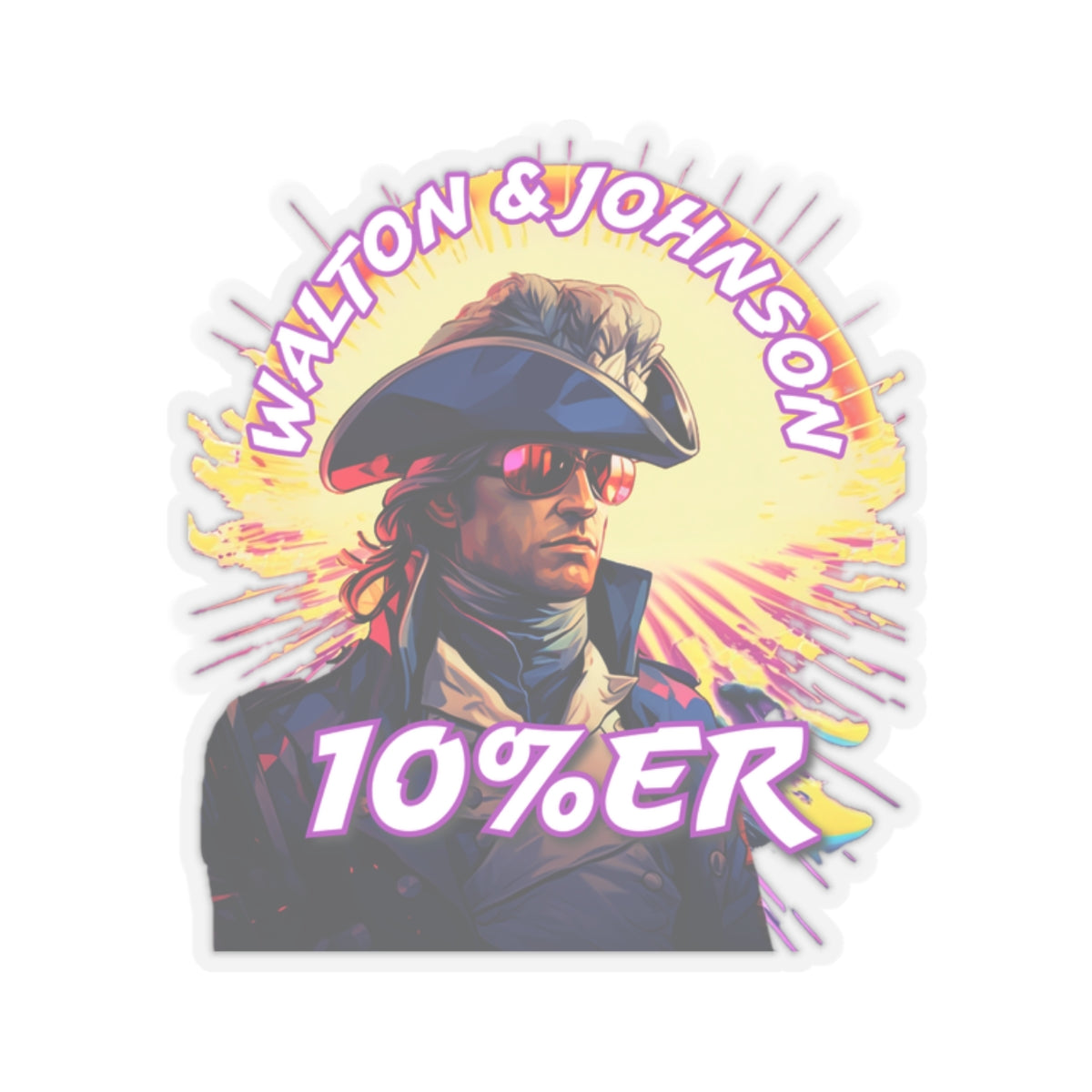 Walton & Johnson 10%ers Sticker