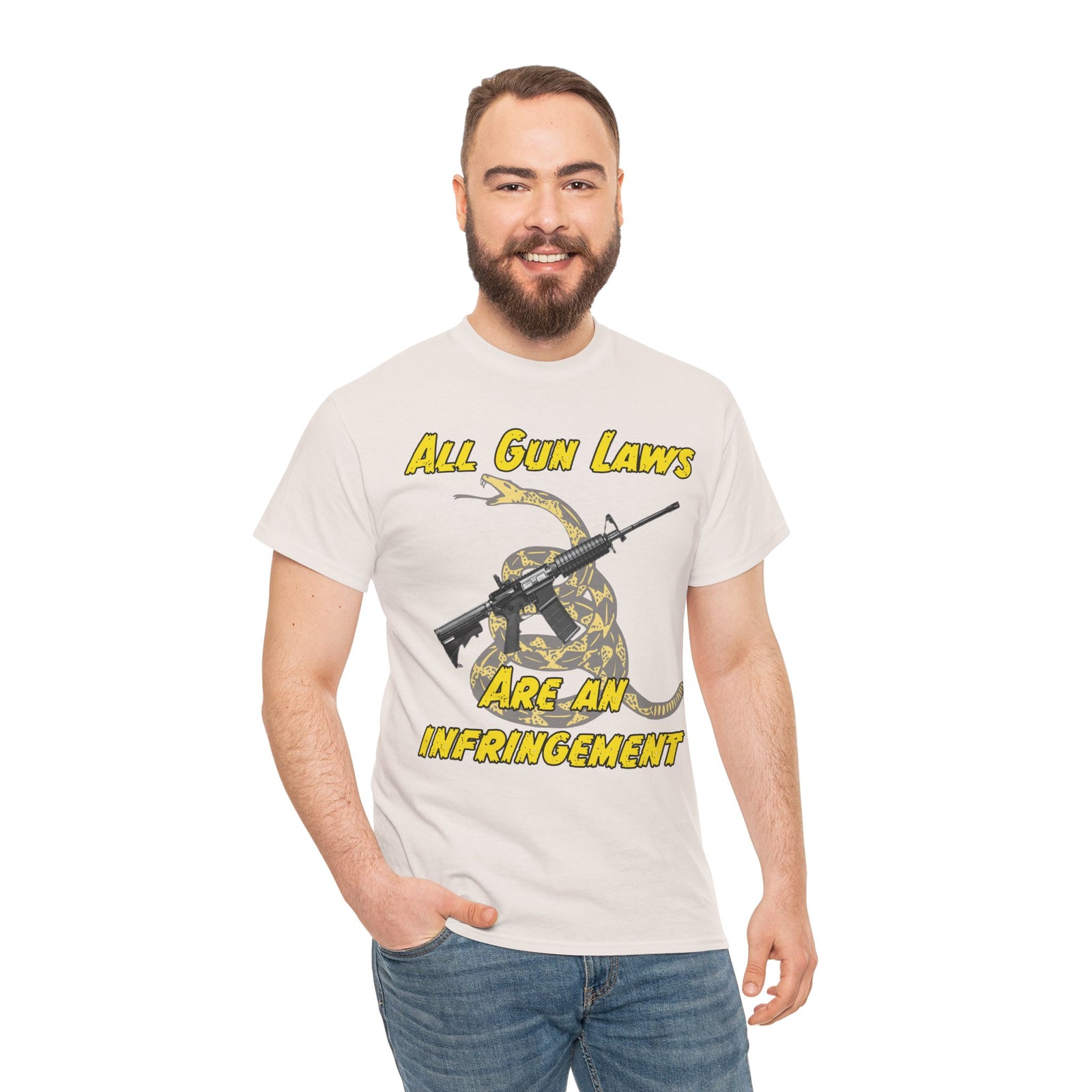 Judge Nap: All Gun Rights Are Infringements AR15 Gadsden T-Shirt