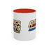 America '76 250 Years Accent Coffee Mug — Retro Patriotic 11/15oz