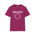 Liberty250 T-Shirt — Vintage Betsy Ross Star Circle Patriotic Tee - 4LibertyShop.com