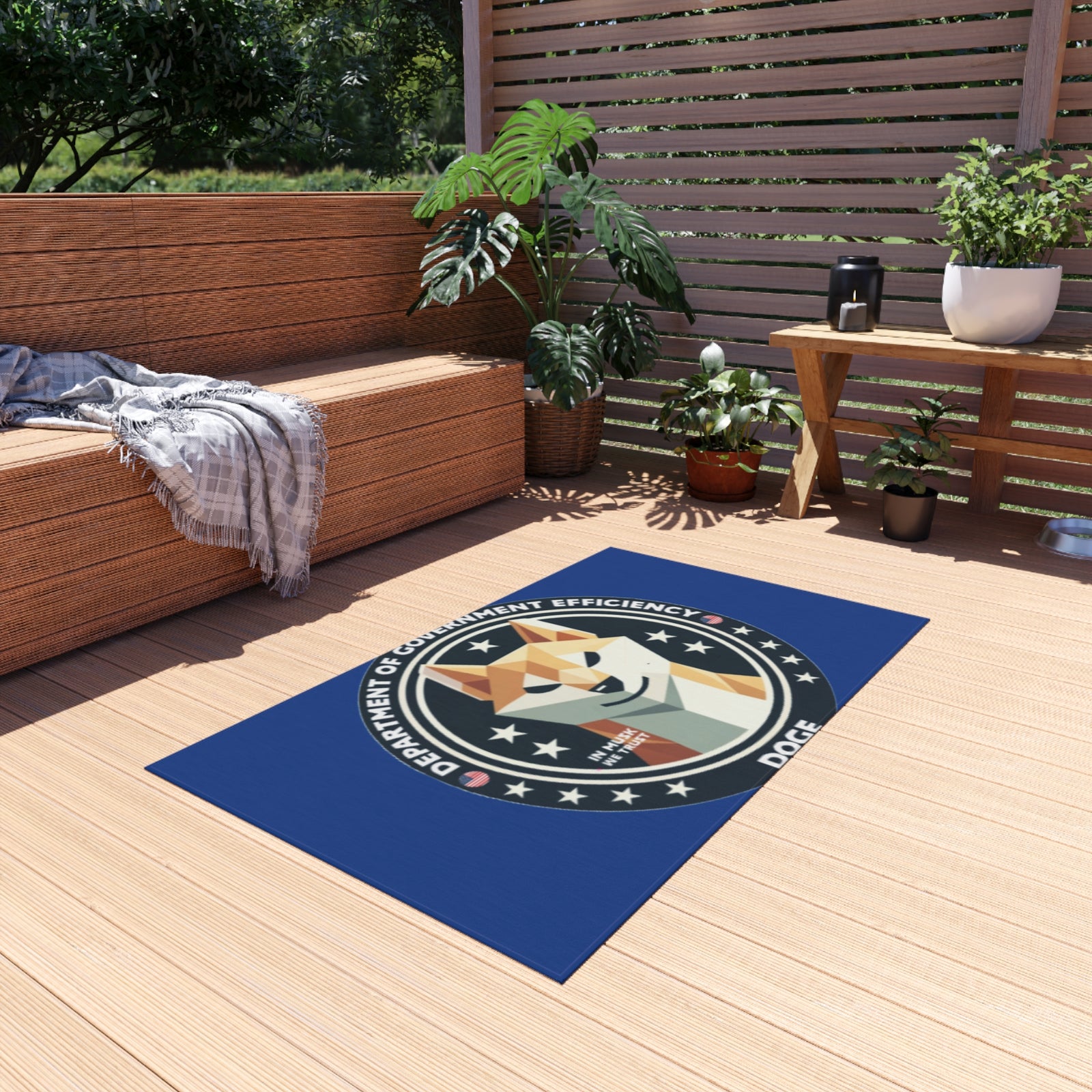 D.O.G.E. Outdoor Rug