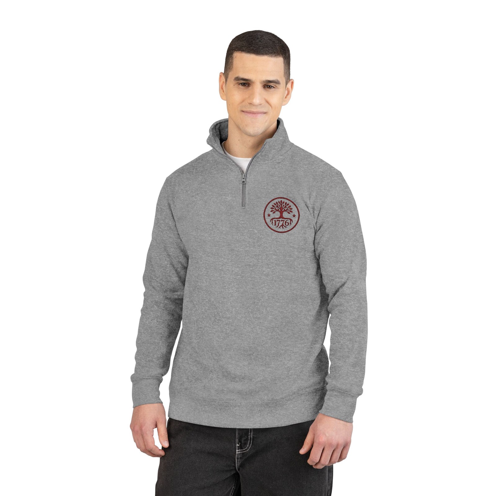 Liberty Roots 1776 Embroidered Fleece Pullover