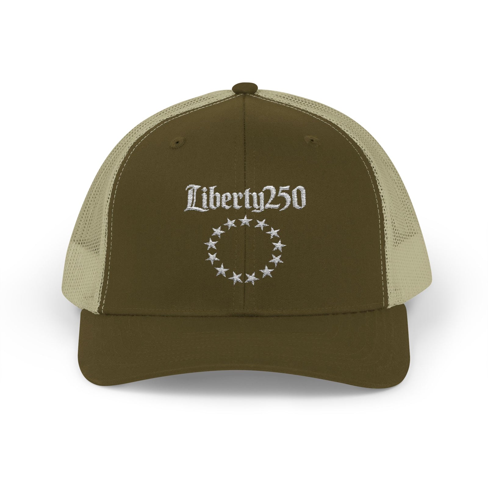 Liberty250 Trucker Cap - 13-Star Patriotic Snapback Hat - 4LibertyShop.com