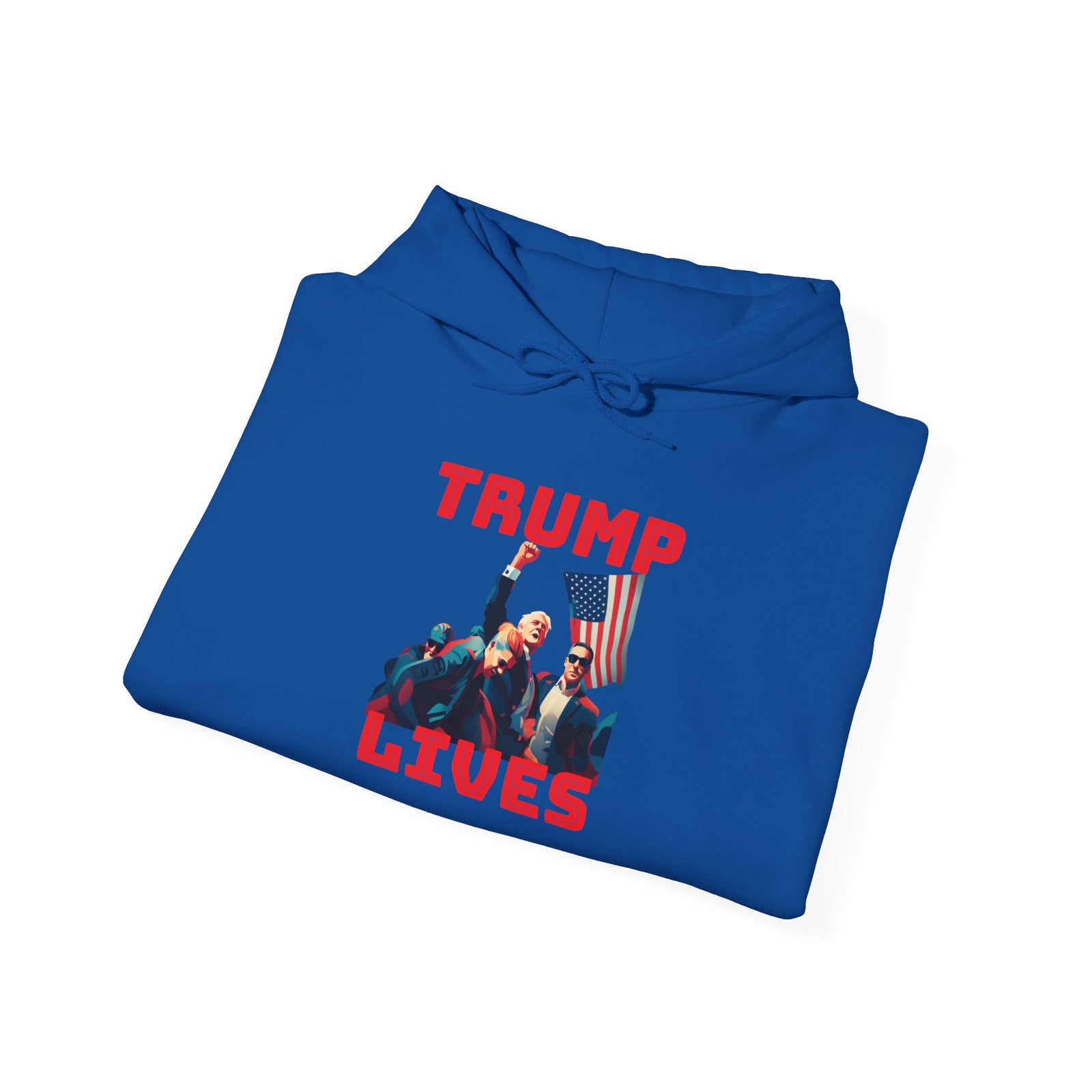 Walton & Johnson Trump Defiant Tee Hooded Sweatshirt