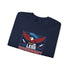 Crewneck Sweatshirt — "Less Government More Video Games" Patriotic Gamer Pullover - 4LibertyShop.com