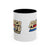 America '76 250 Years Accent Coffee Mug — Retro Patriotic 11/15oz