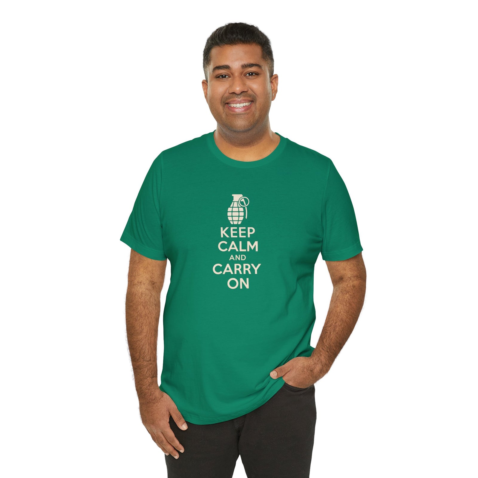 Keep Calm and Carry On T-Shirt - 4LibertyShop.com
