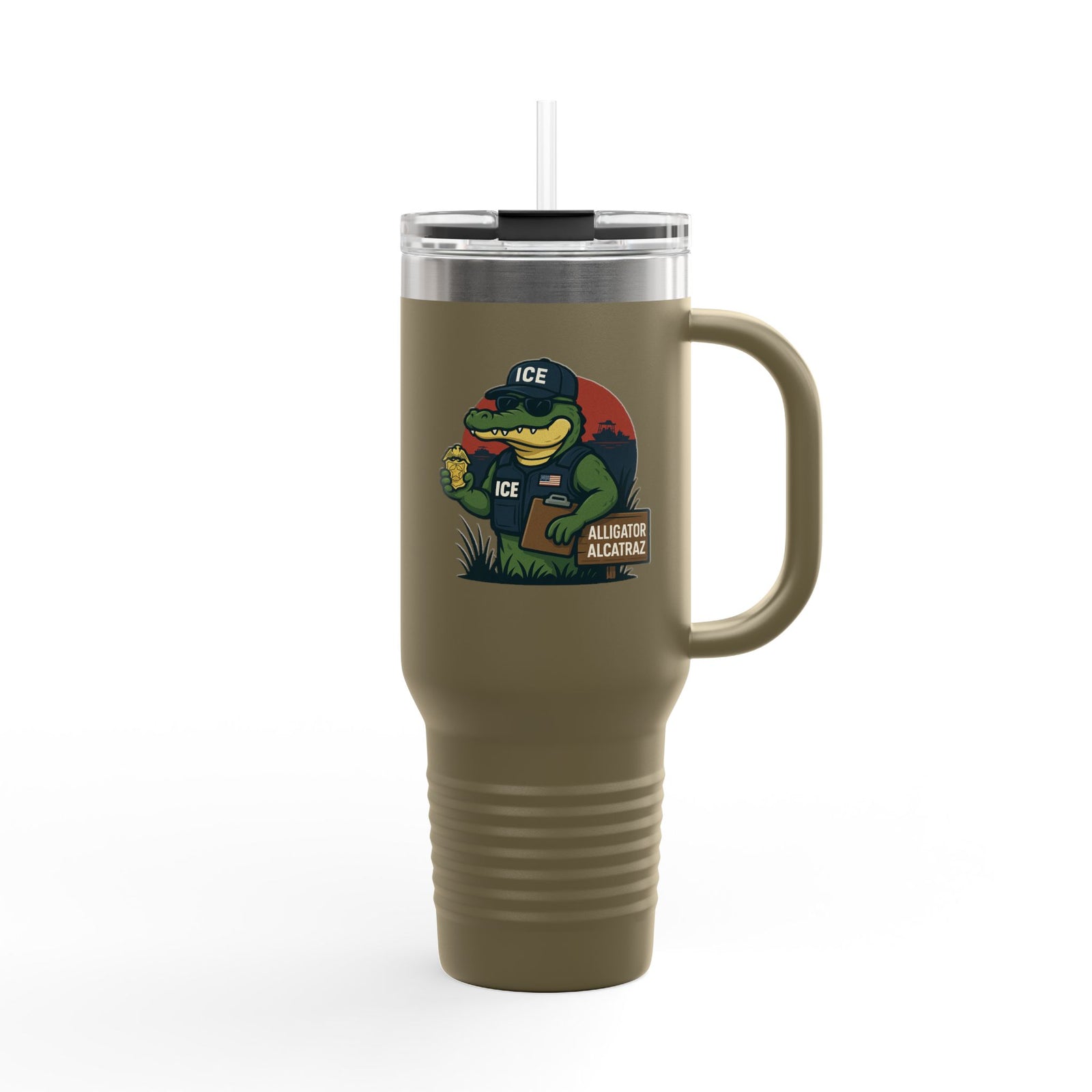 Walton & Johnson: Alligator Alcatraz Tumbler, 40oz