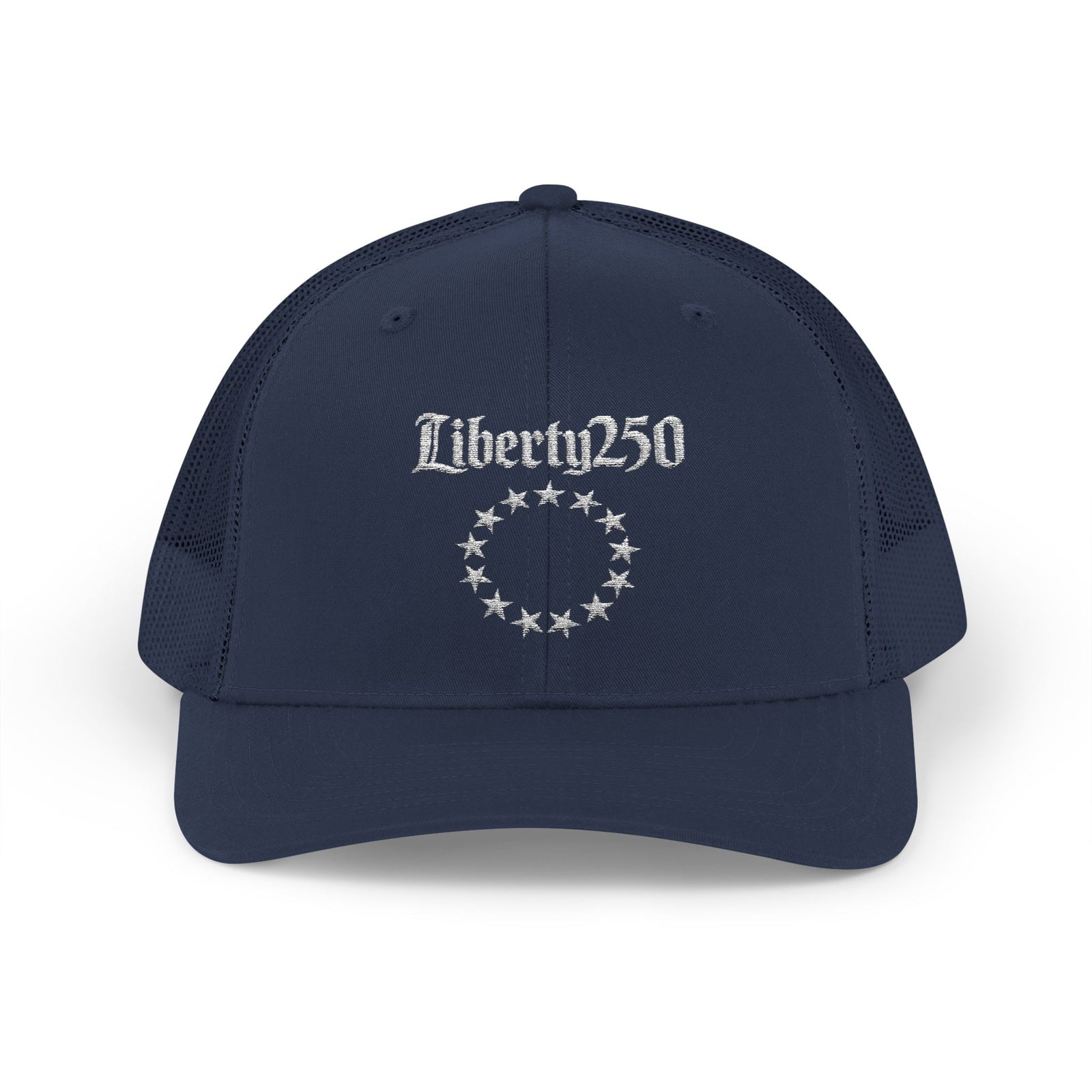 Liberty250 Trucker Cap - 13-Star Patriotic Snapback Hat - 4LibertyShop.com