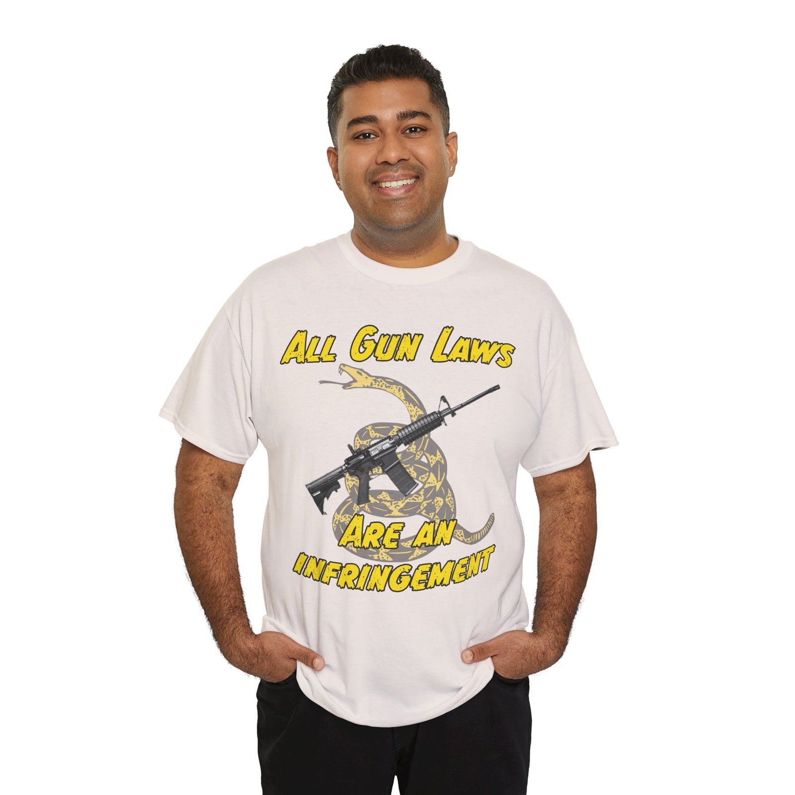 Judge Nap: All Gun Rights Are Infringements AR15 Gadsden T-Shirt