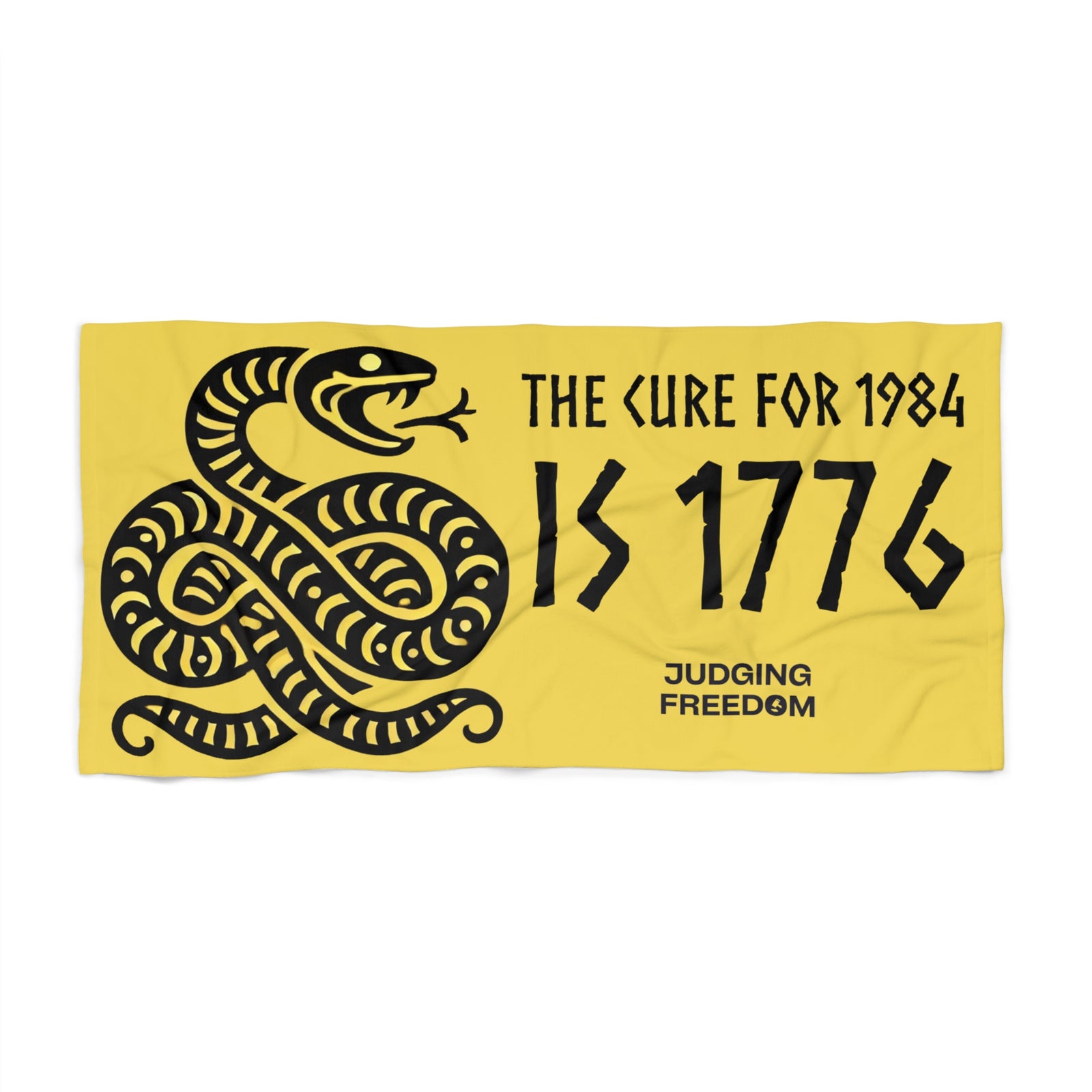 Judge Nap: The Cure For 1984 Beach Towel
