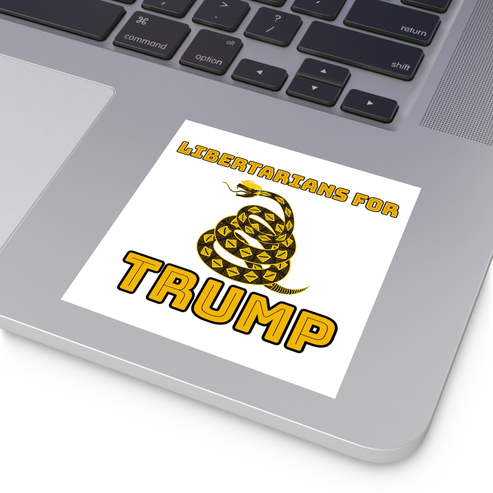 Libertarians for Trump Square Stickers, Indoor\Outdoor