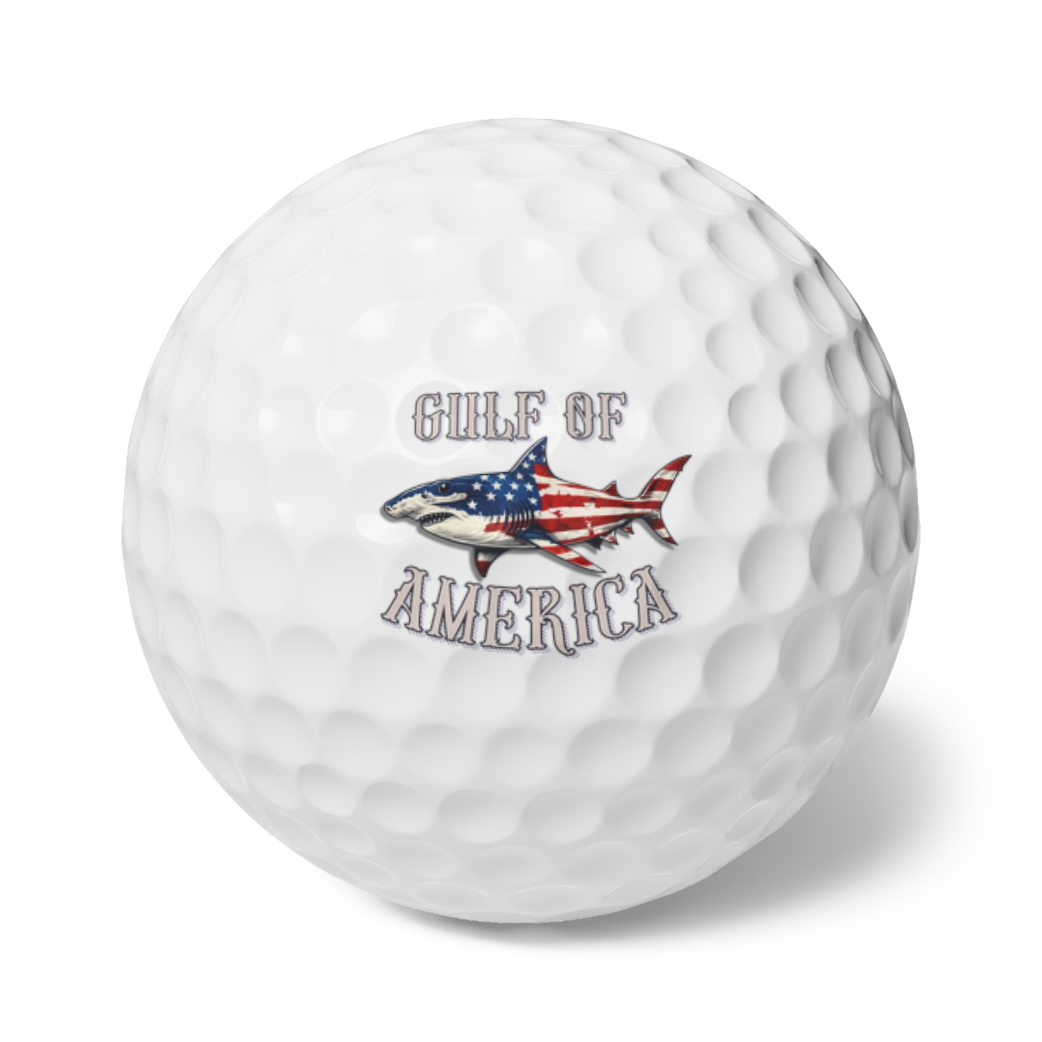Walton & Johnson: Gulf of America Hammerhead Shark Golf Balls - 4LibertyShop.com