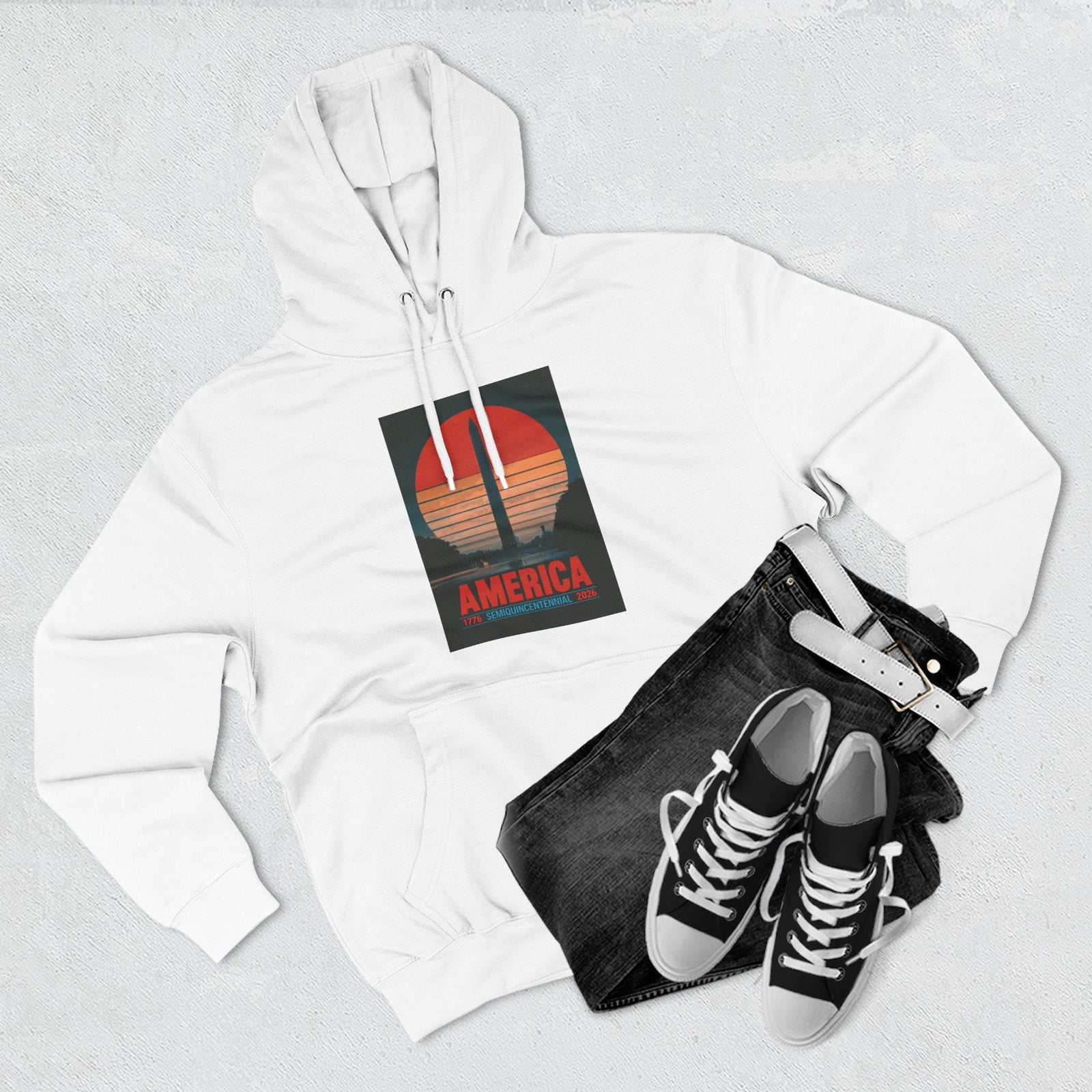 America 1776–2026 Semiquincentennial Hoodie - 4LibertyShop.com