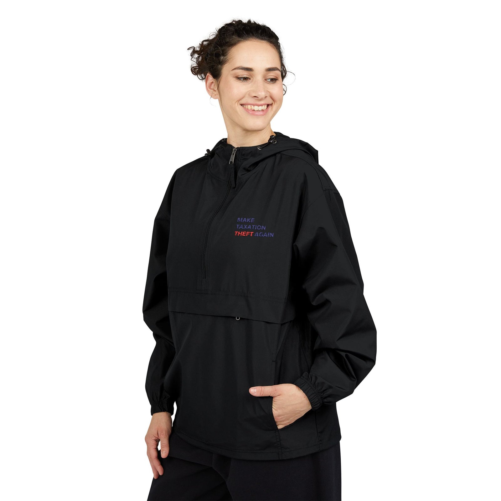 Judge Nap: Make Taxation Theft Again Champion Jacket
