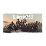 Liberty250 Washington Crossing Beach Towel — Patriotic Revolutionary War Design - 4LibertyShop.com