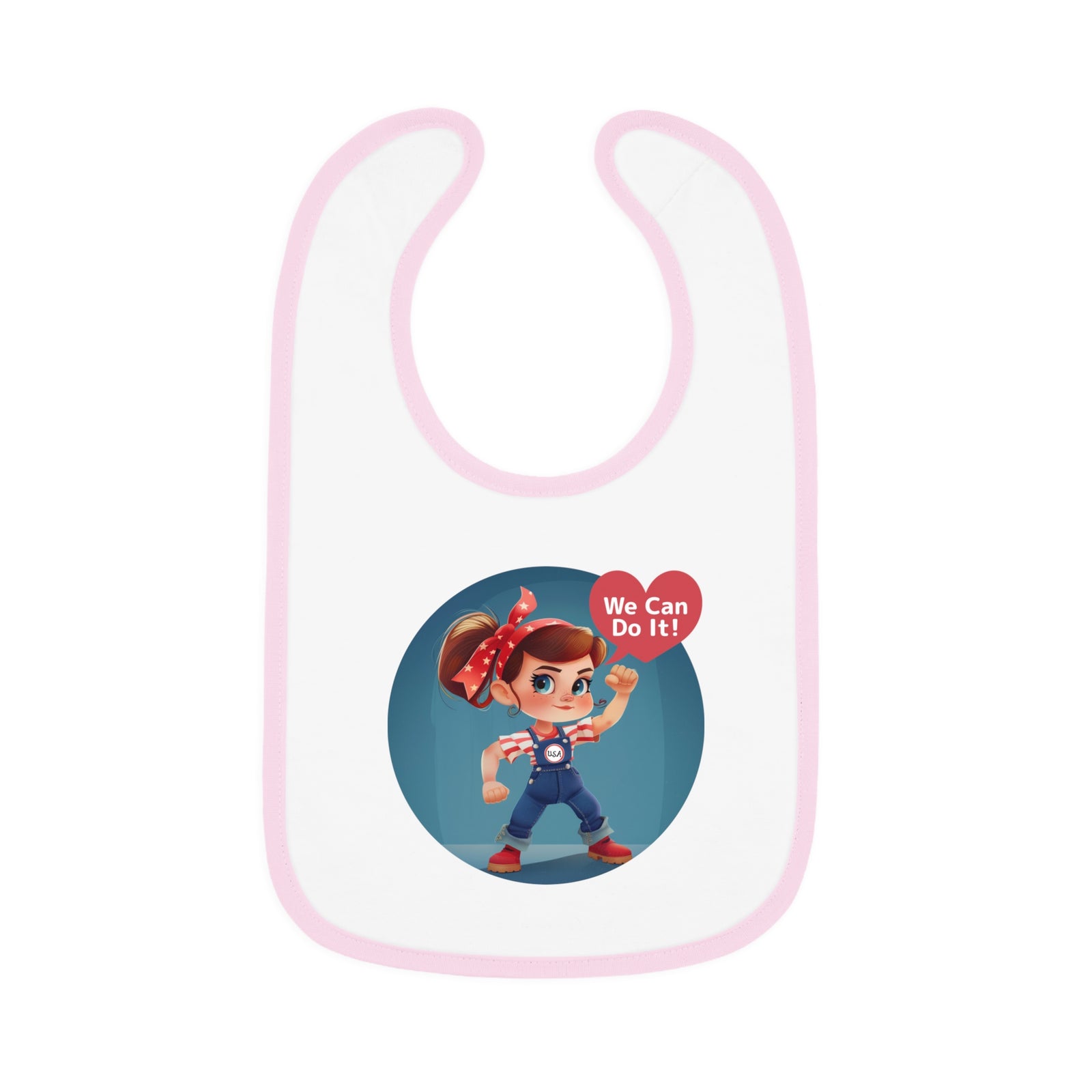 Rosie The Riveter Jersey Bib