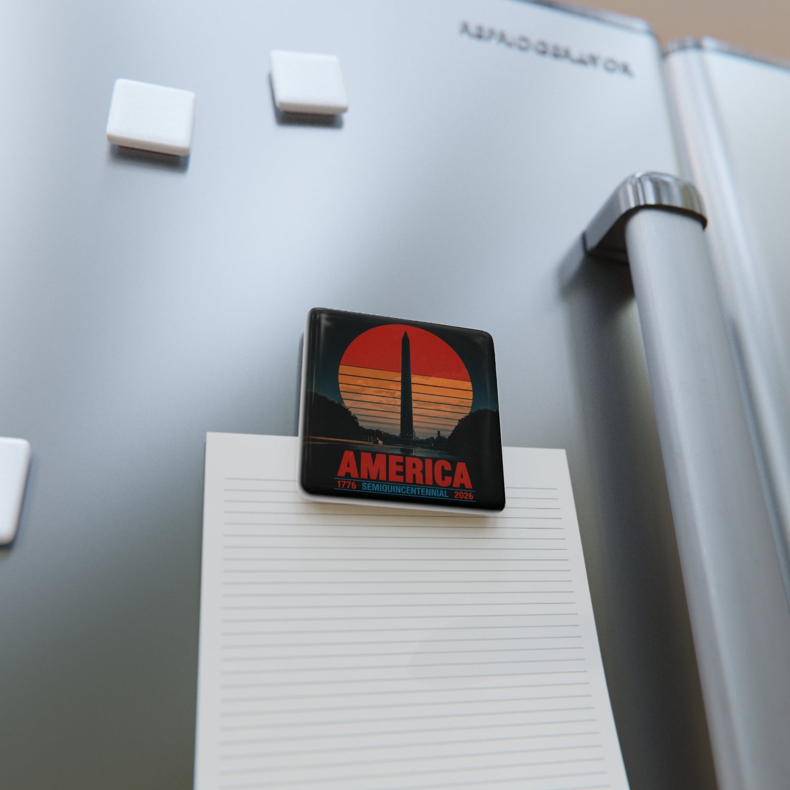 America 1776–2026 Semiquincentennial Porcelain Magnet - 4LibertyShop.com