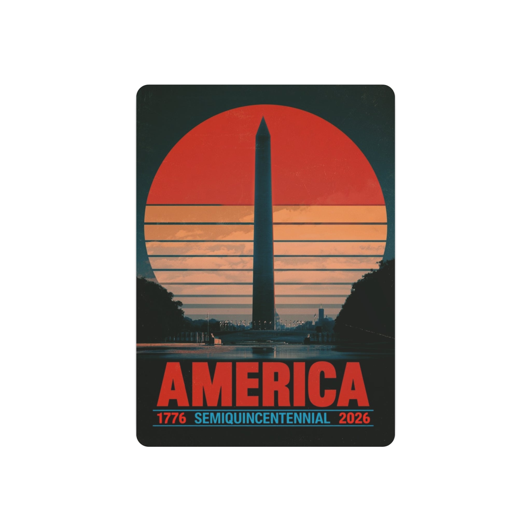 America 1776–2026 Semiquincentennial Metal Sign - 4LibertyShop.com