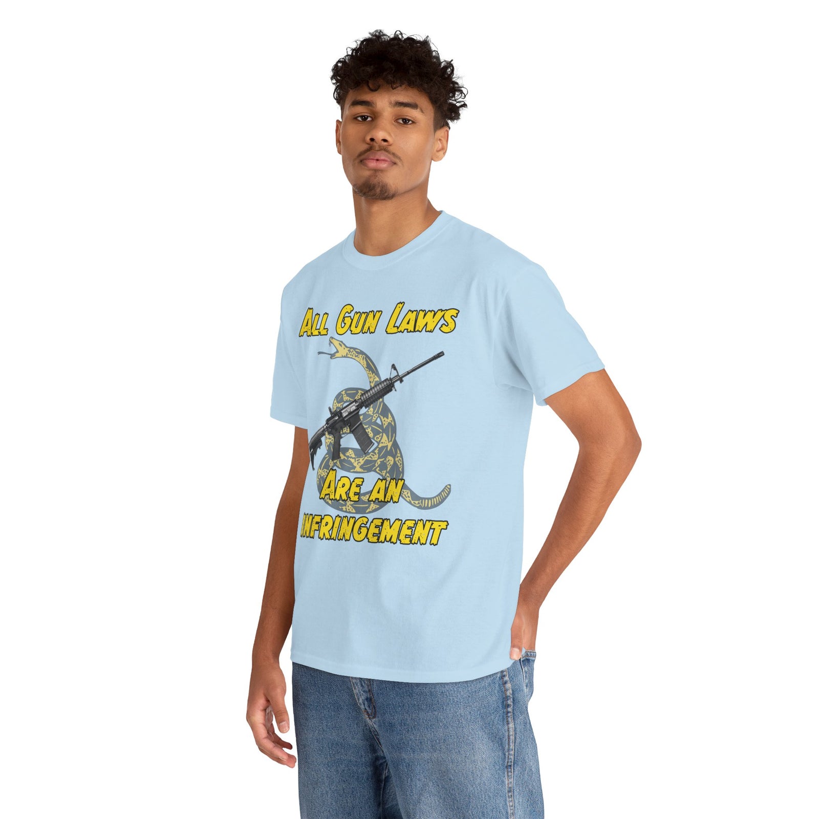 Judge Nap: All Gun Rights Are Infringements AR15 Gadsden T-Shirt