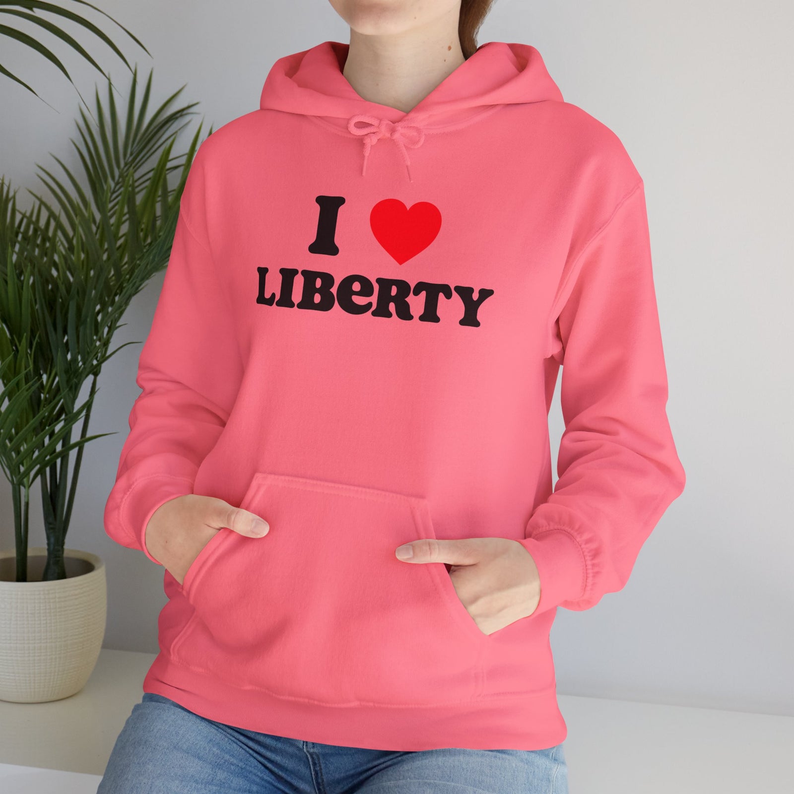Judge Nap: I Heart Liberty Unisex Heavy Blend™ Hooded Sweatshirt