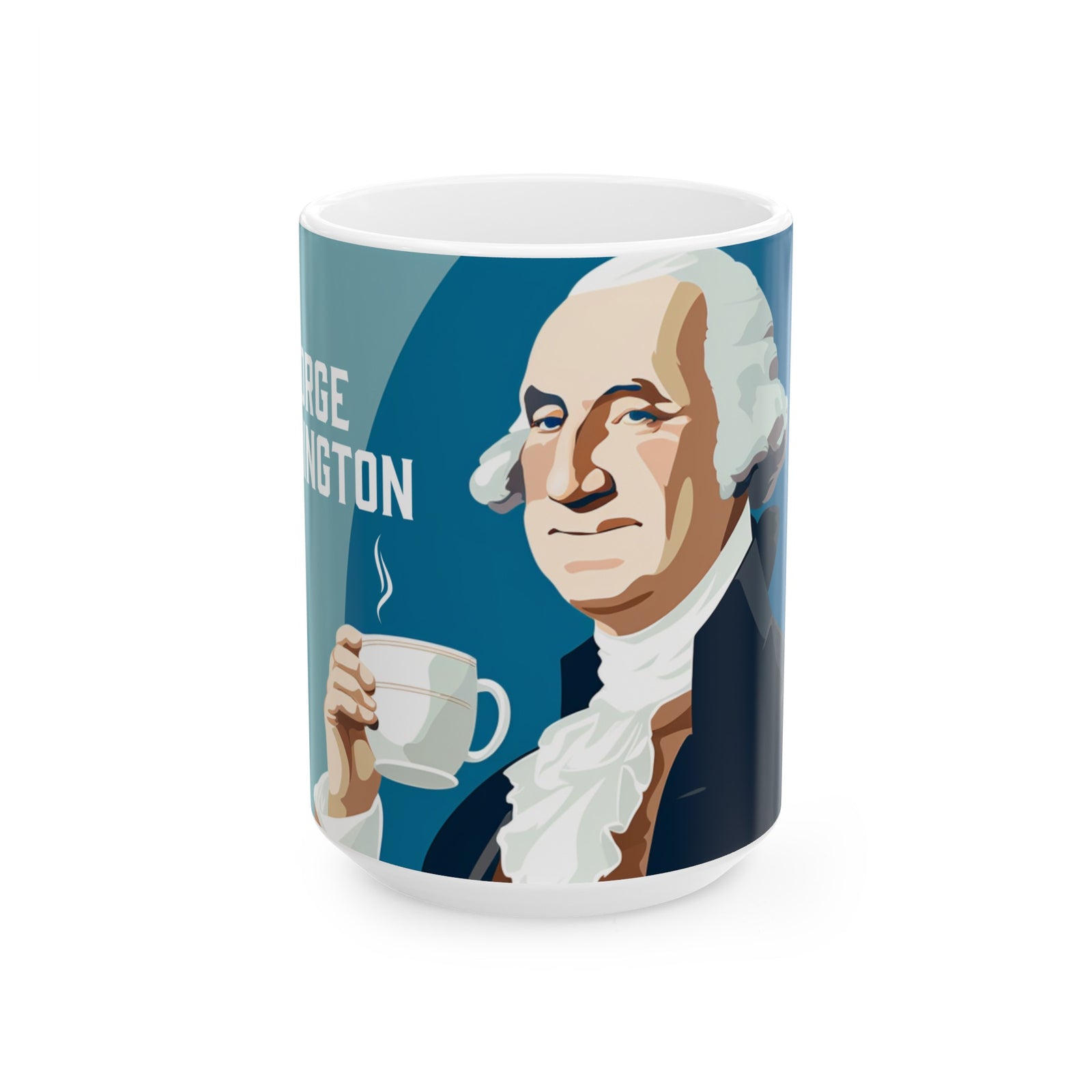 George Washington Founding Flavors Ceramic Mug, (11oz, 15oz)