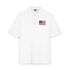 250th Anniversary Embroidered American Flag Polo Shirt — Classic Patriotic Polo - 4LibertyShop.com