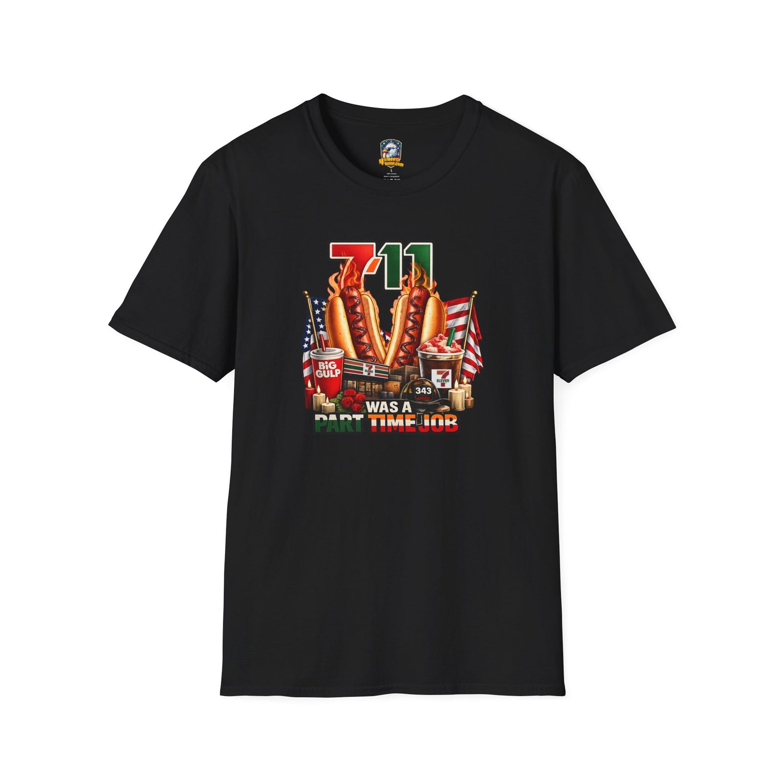 7-11 Was a Part Time Job T-Shirt — Retro Convenience Store Nostalgia Tee - 4LibertyShop.com