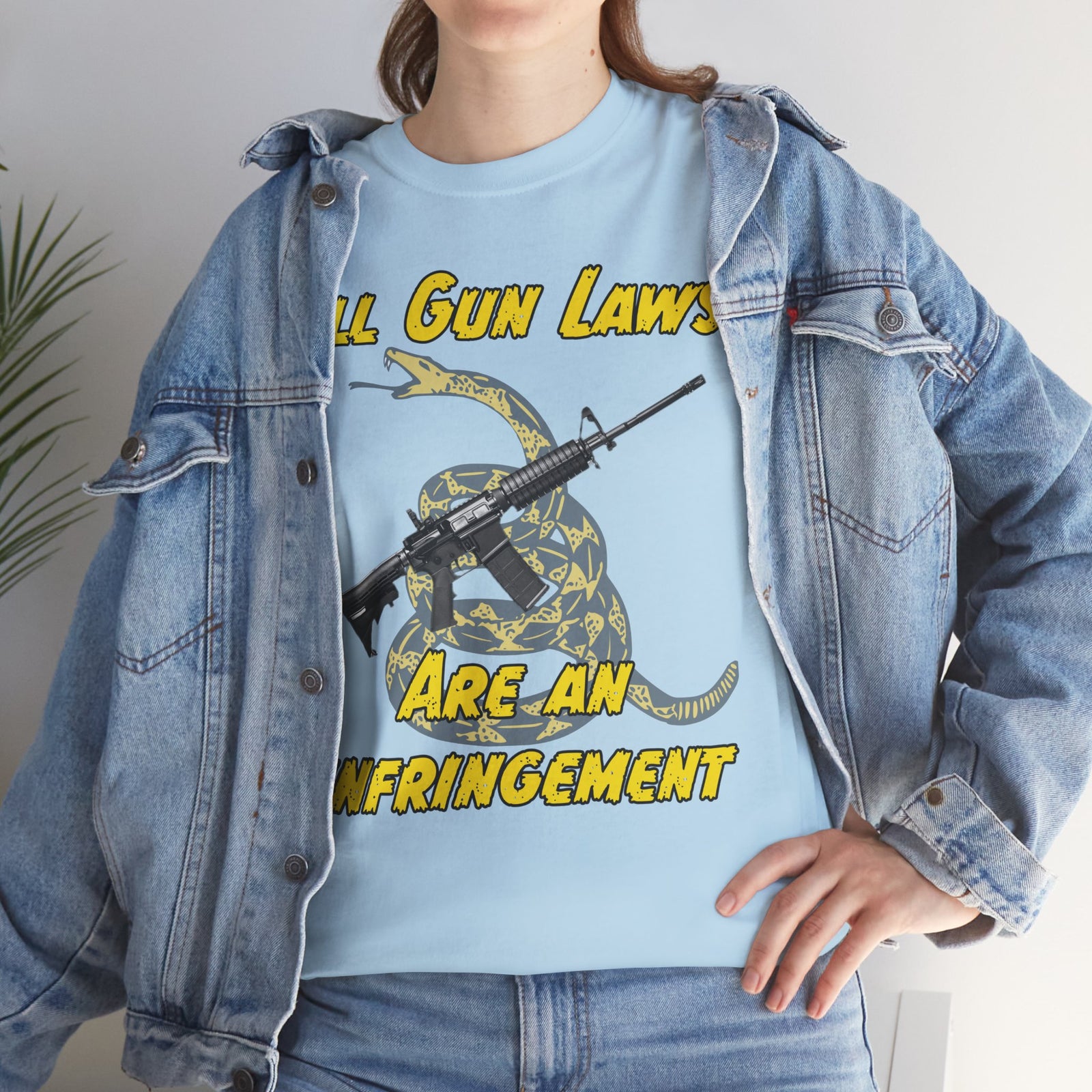 Judge Nap: All Gun Rights Are Infringements AR15 Gadsden T-Shirt