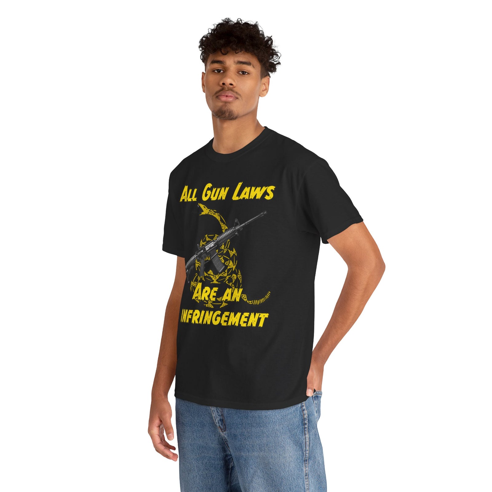 Judge Nap: All Gun Rights Are Infringements AR15 Gadsden T-Shirt