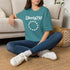 Liberty250 T-Shirt — Vintage Betsy Ross Star Circle Patriotic Tee - 4LibertyShop.com