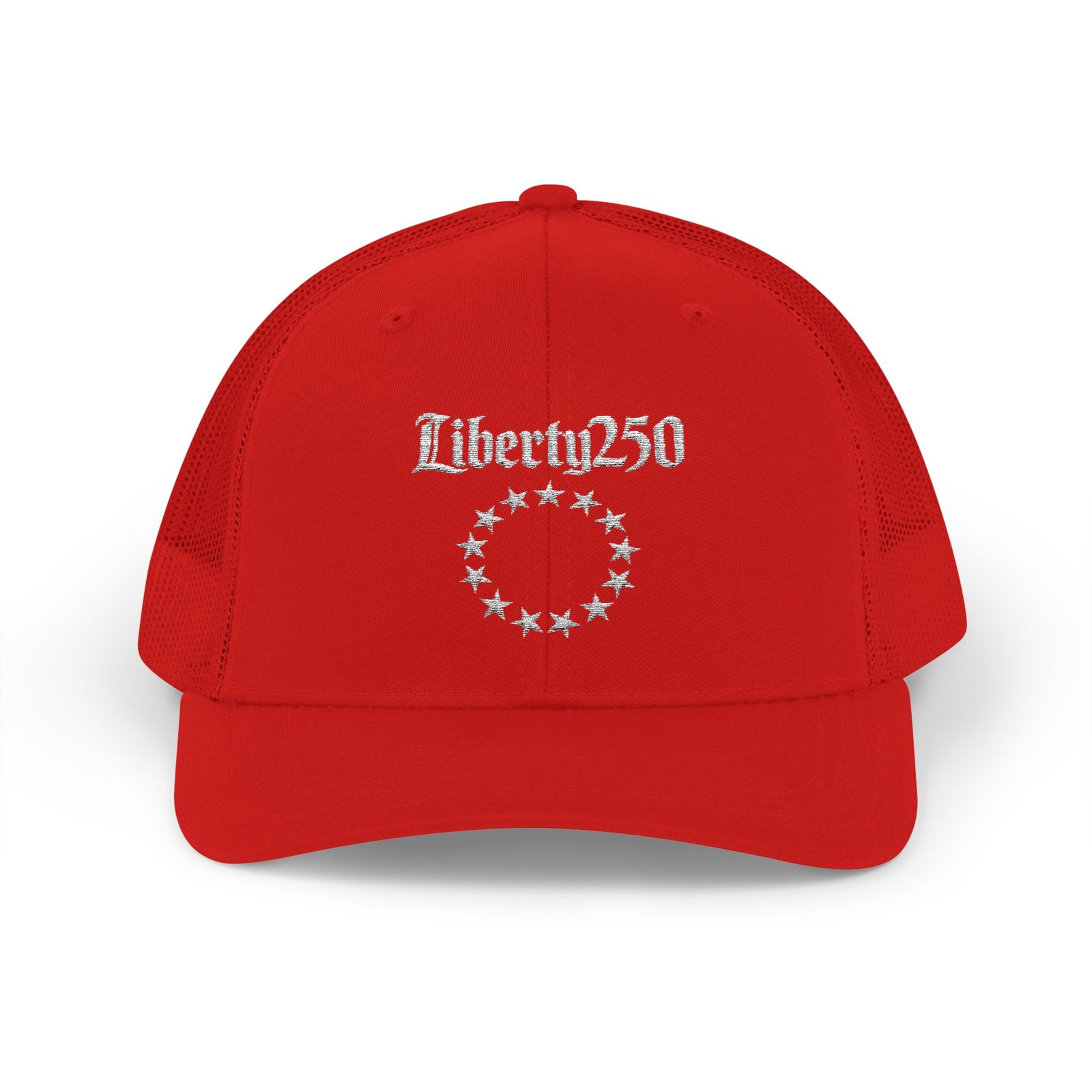 Liberty250 Trucker Cap - 13-Star Patriotic Snapback Hat - 4LibertyShop.com
