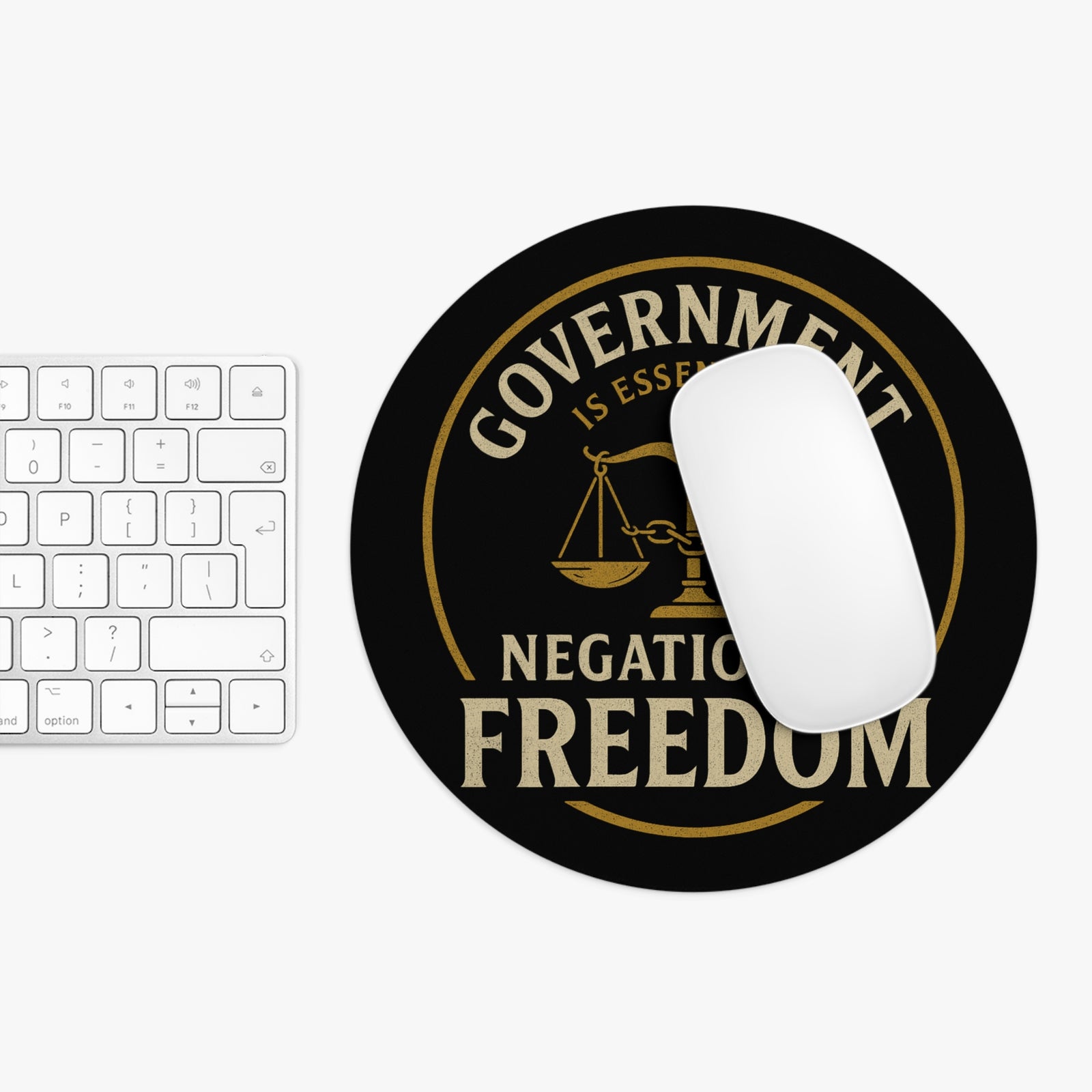 Judge Nap: Negation of Freedom Mouse Pad