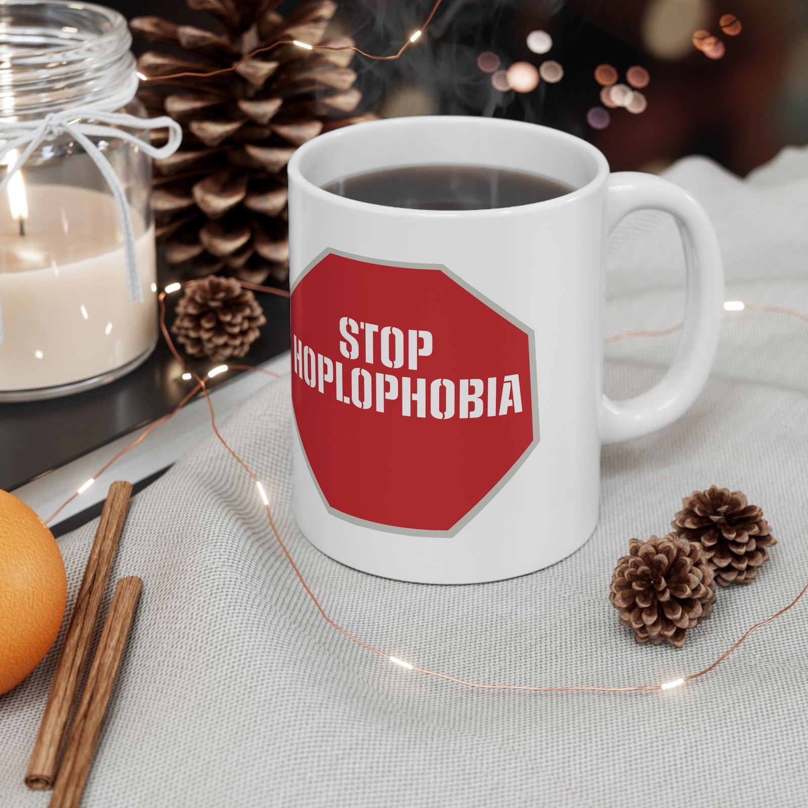 An AR-15 Is Just a Spicy .22 Stop Hoplophobia Ceramic Mug 11oz