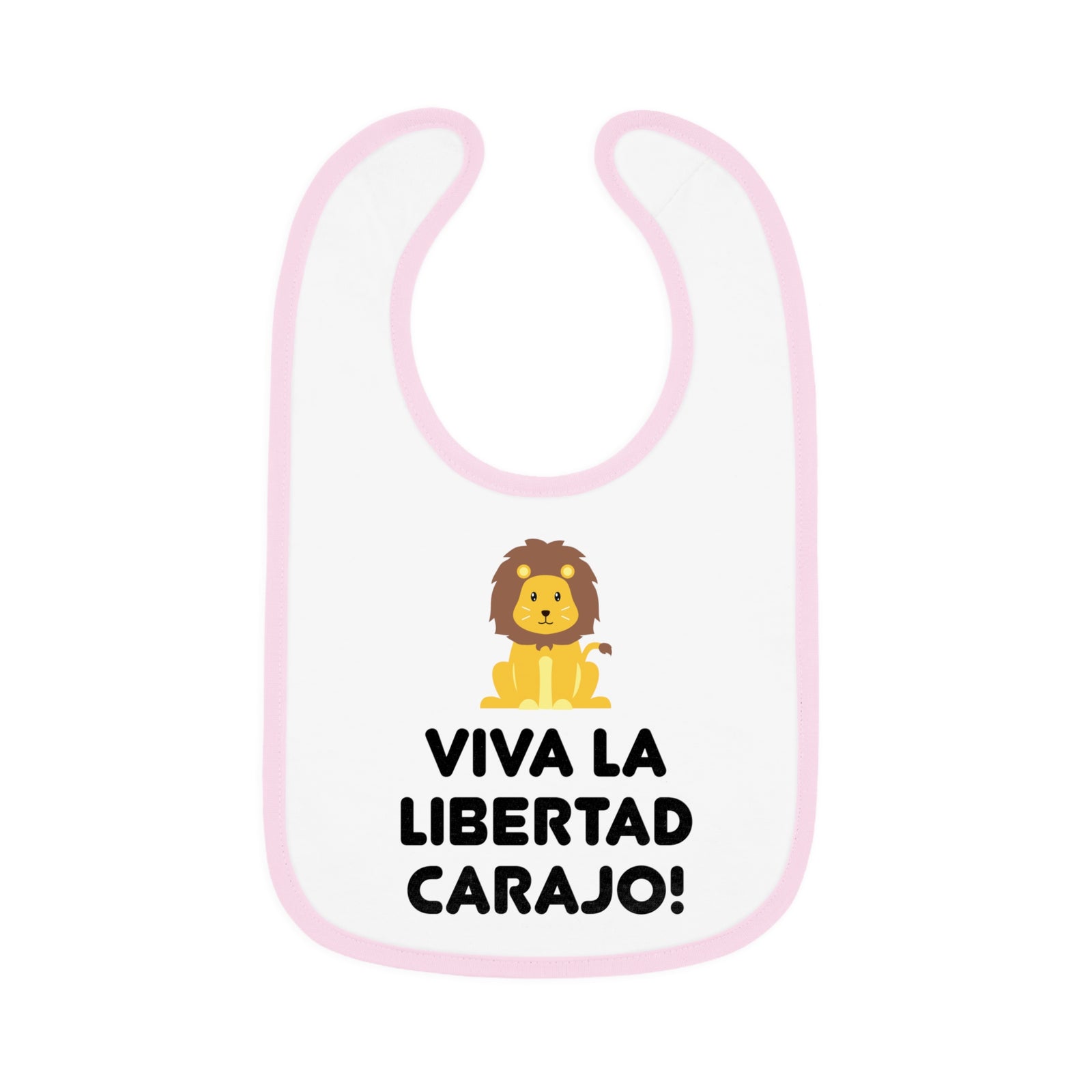 Viva La Libertad Carajo Lion Baby Bib